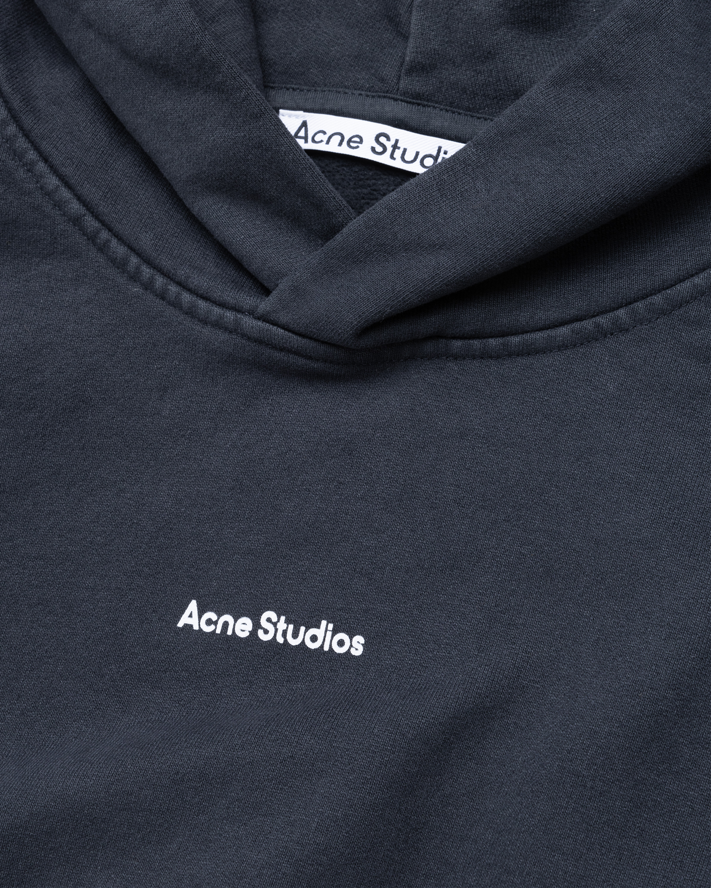 Acne Studios - Logo Hoodie Black - Clothing - Black - Image 6