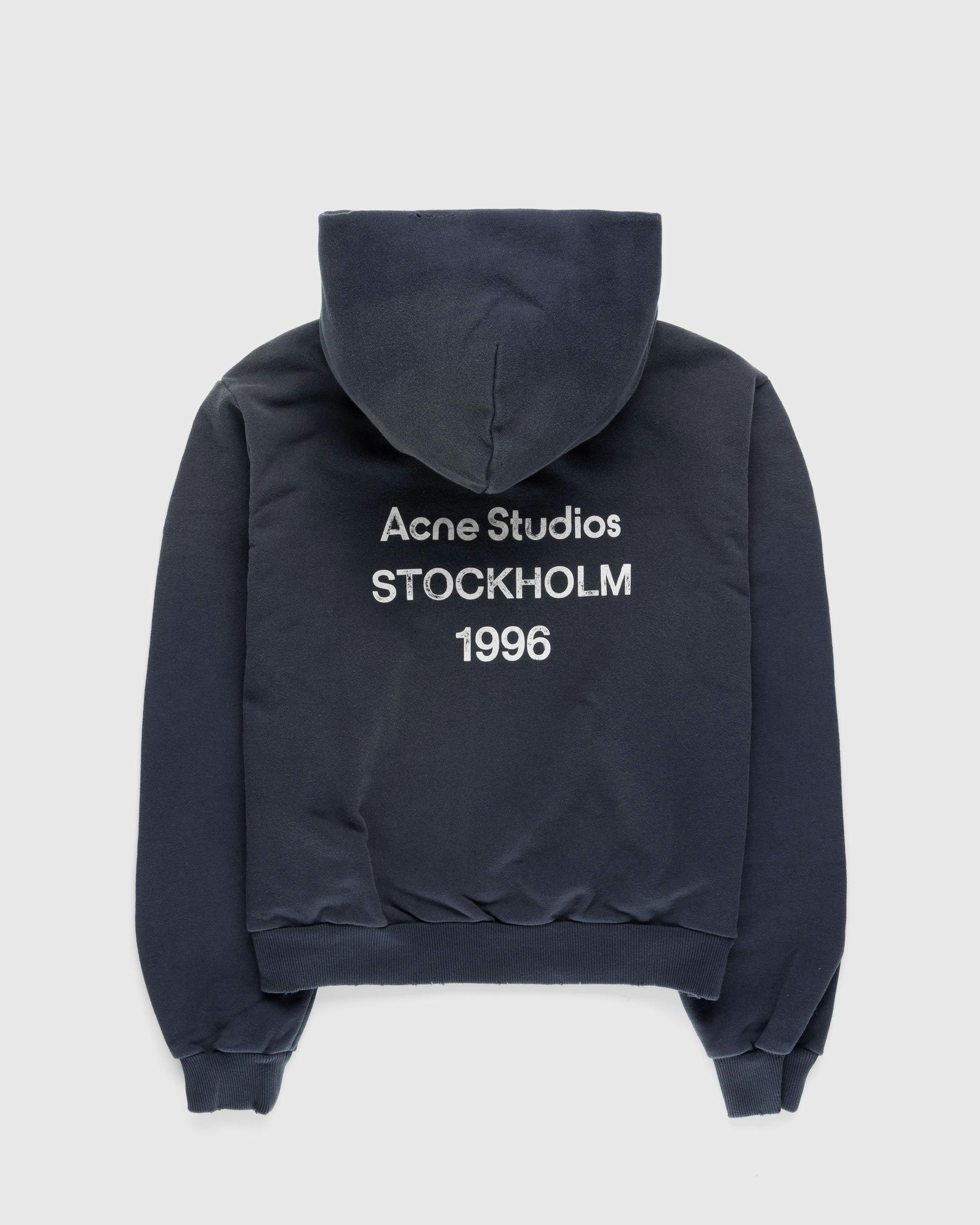 Acne Studios - Logo Hoodie Black - Clothing - Black - Image 1