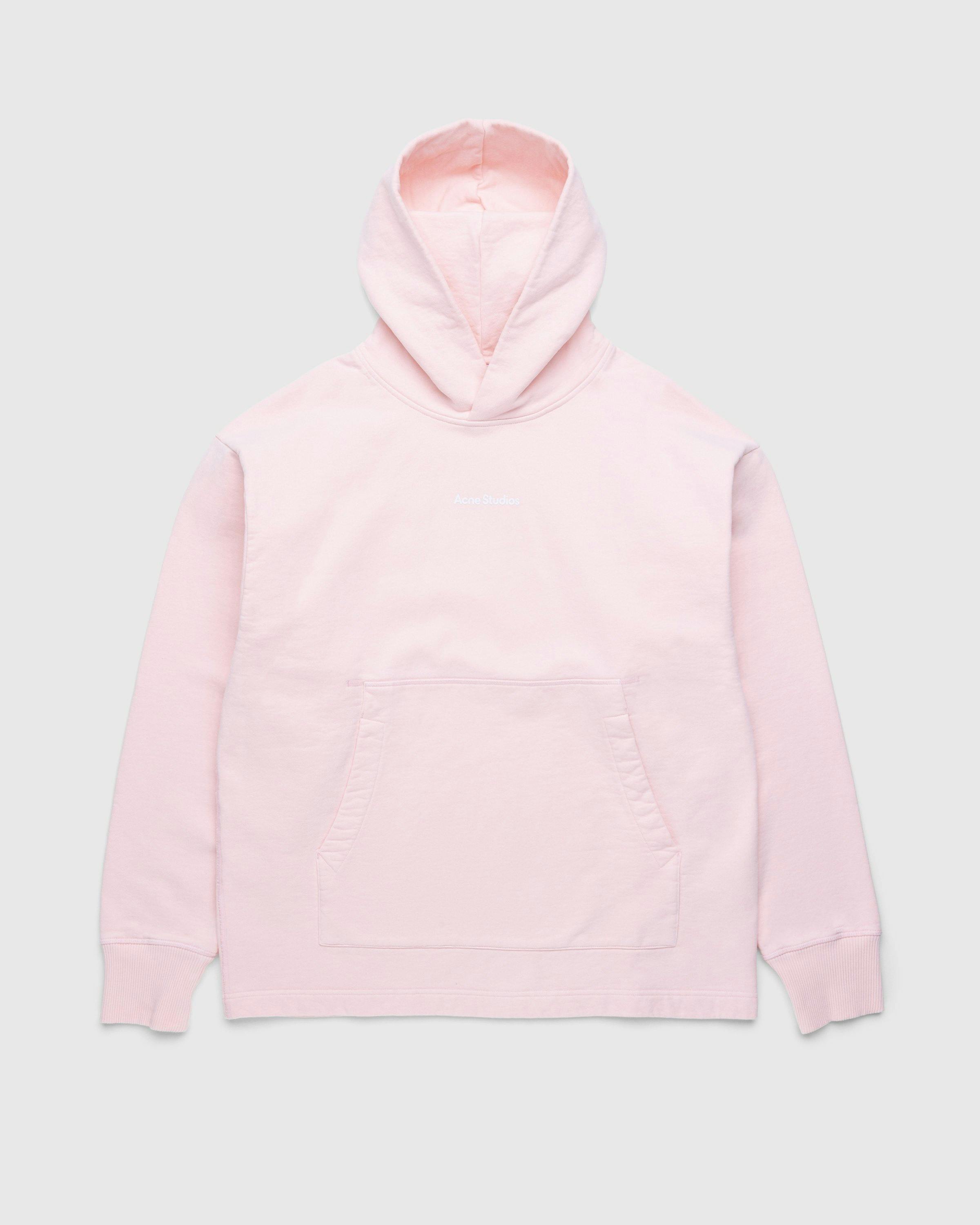 Acne Studios - Stamp Logo Hoodie Pale Pink - Clothing - Pink - Image 1