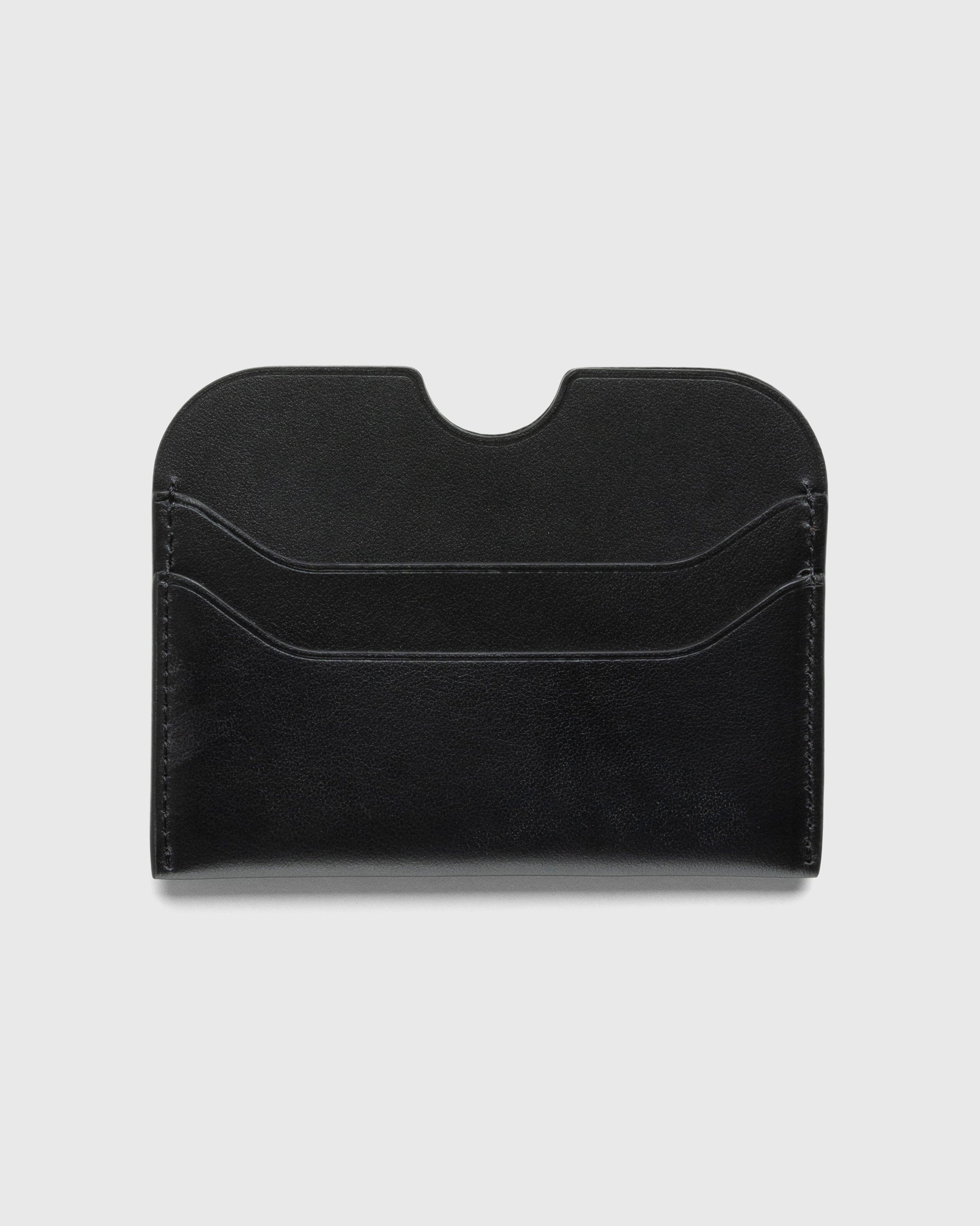 Acne Studios - Leather Card Holder Black - Accessories - Black - Image 2