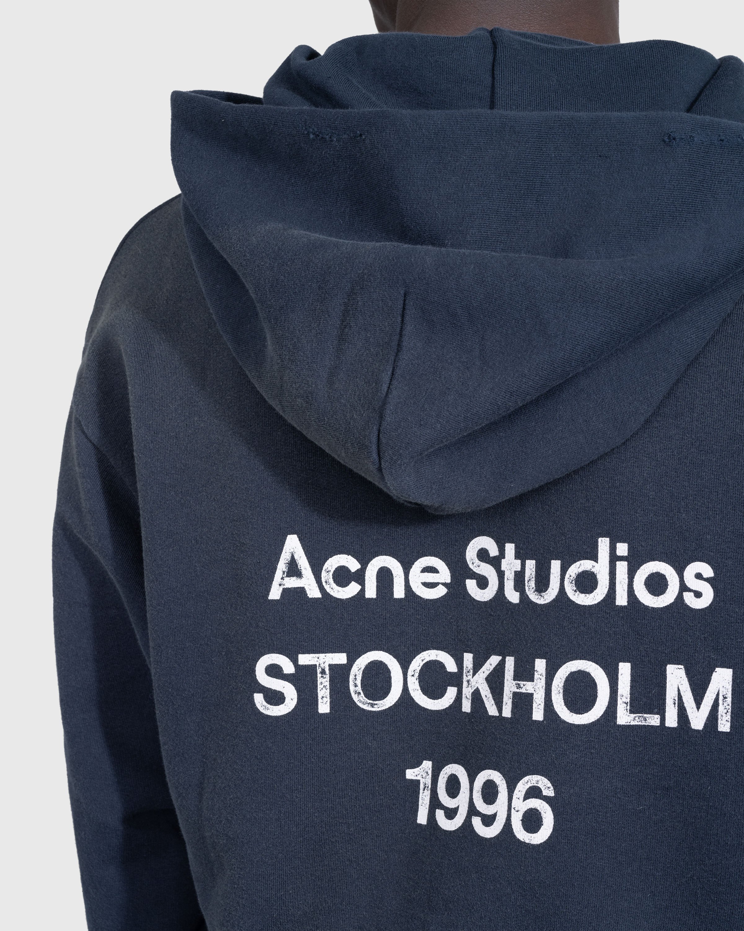 Acne Studios - Logo Hoodie Black - Clothing - Black - Image 4