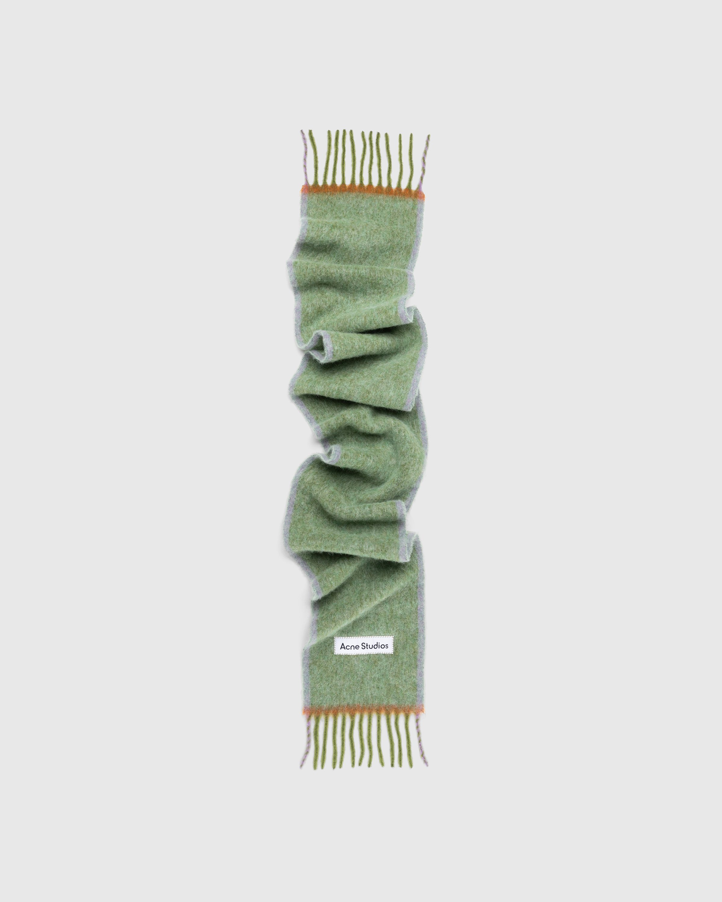 Acne Studios - Wool Mohair Scarf Grass Green - Accessories - Green - Image 1