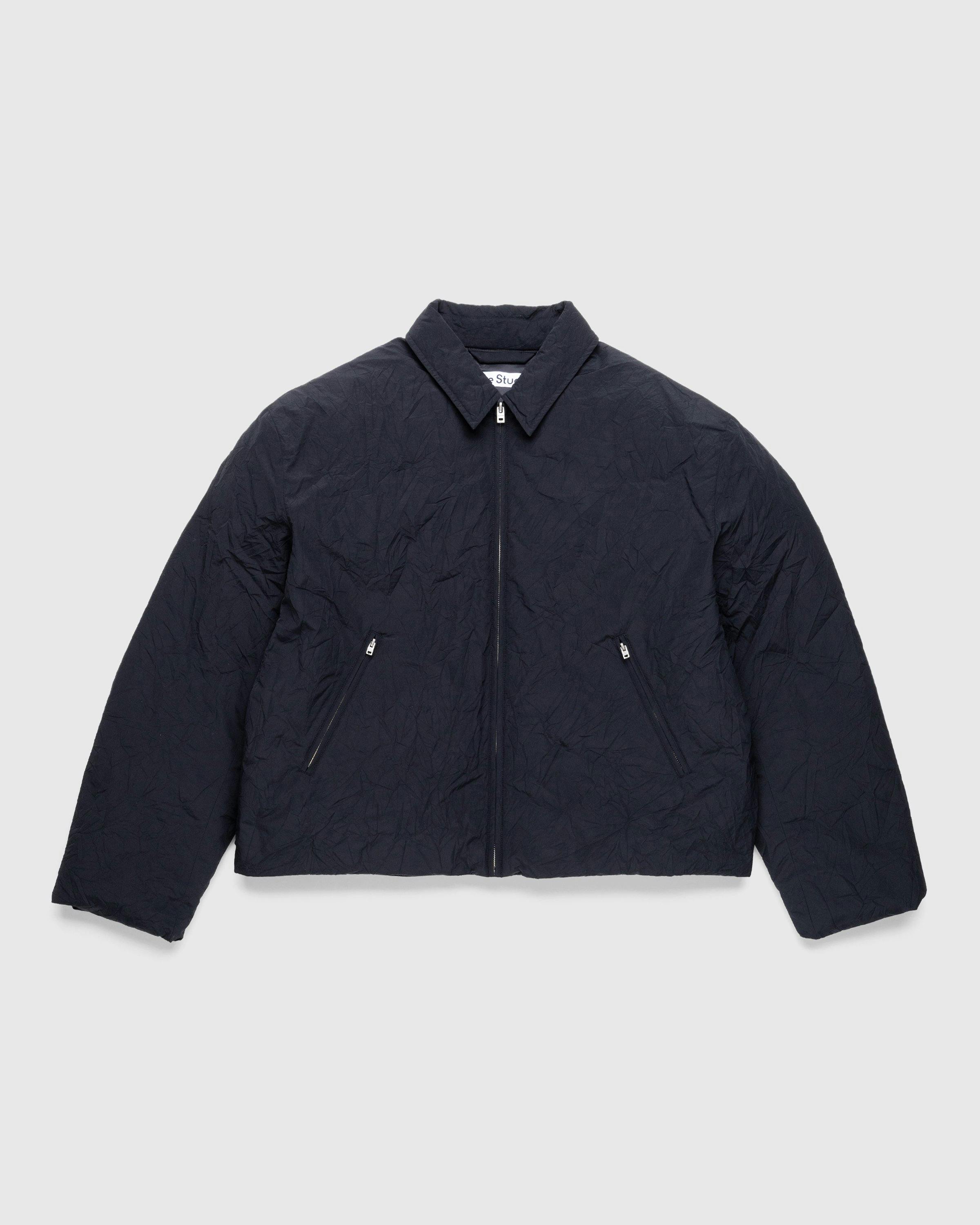 Acne Studios - Nylon Jacket Black - Clothing - Black - Image 1