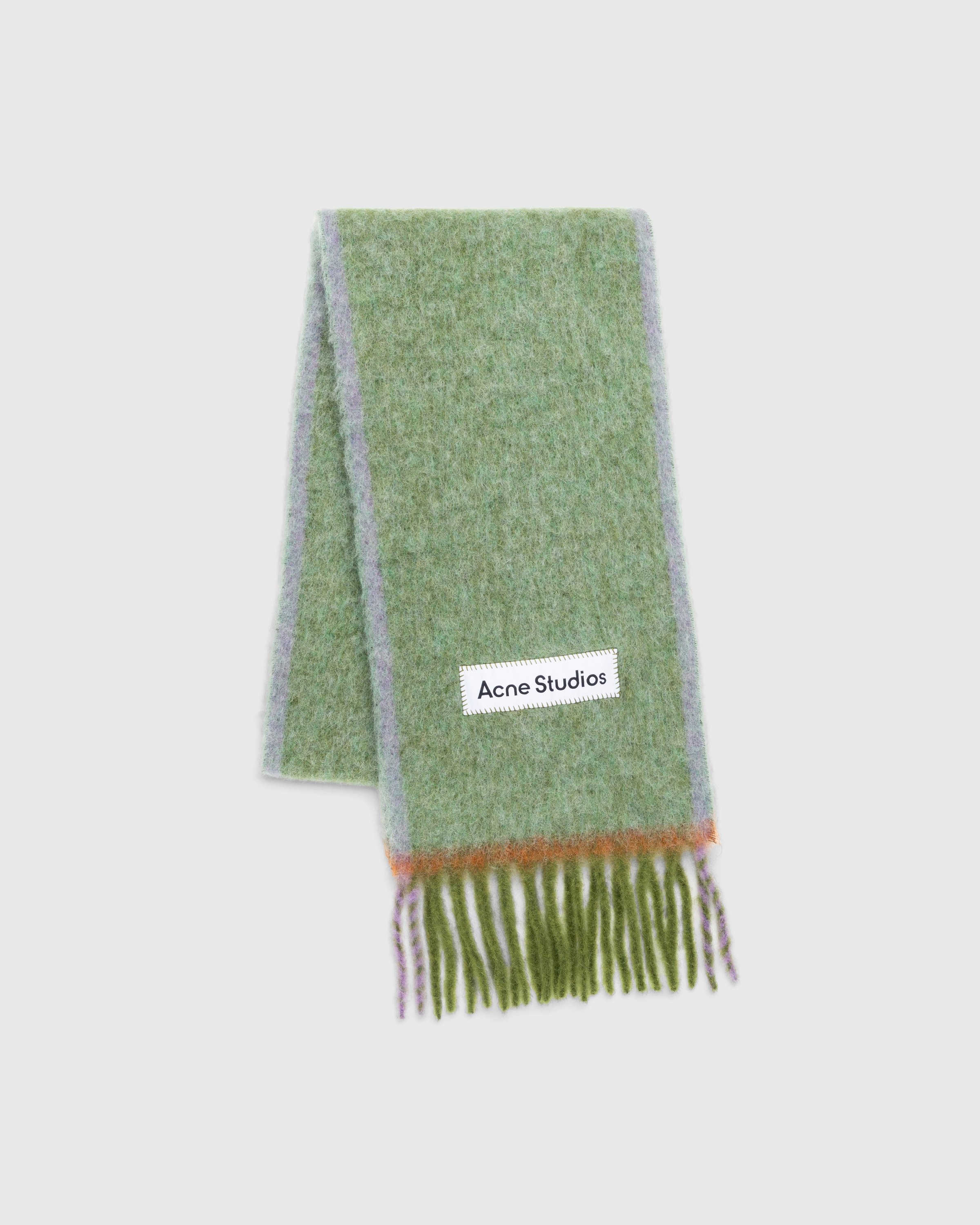 Acne Studios - Wool Mohair Scarf Grass Green - Accessories - Green - Image 2
