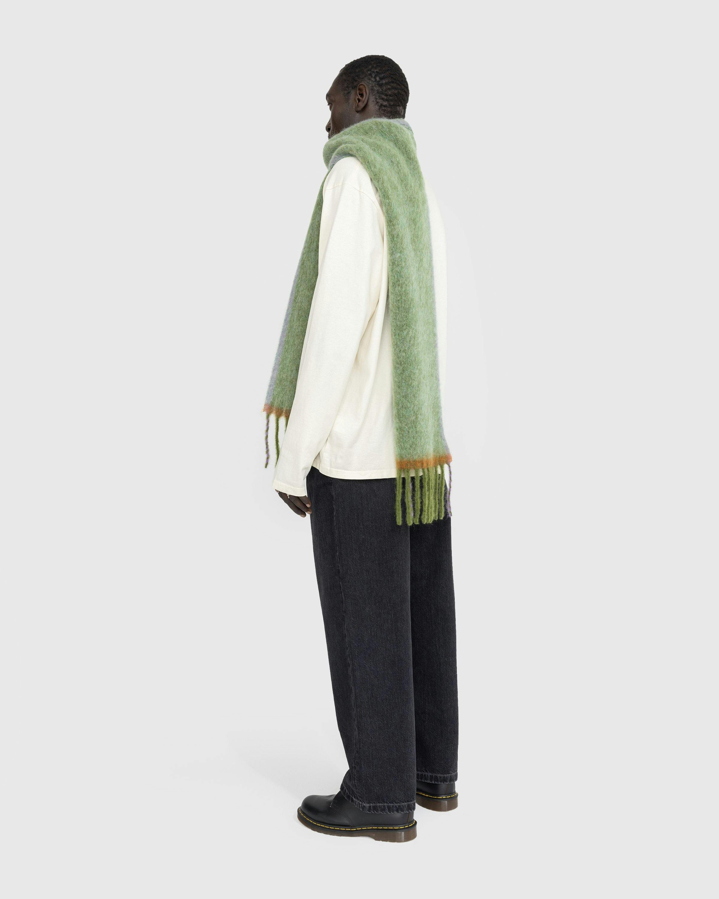 Acne Studios - Wool Mohair Scarf Grass Green - Accessories - Green - Image 5