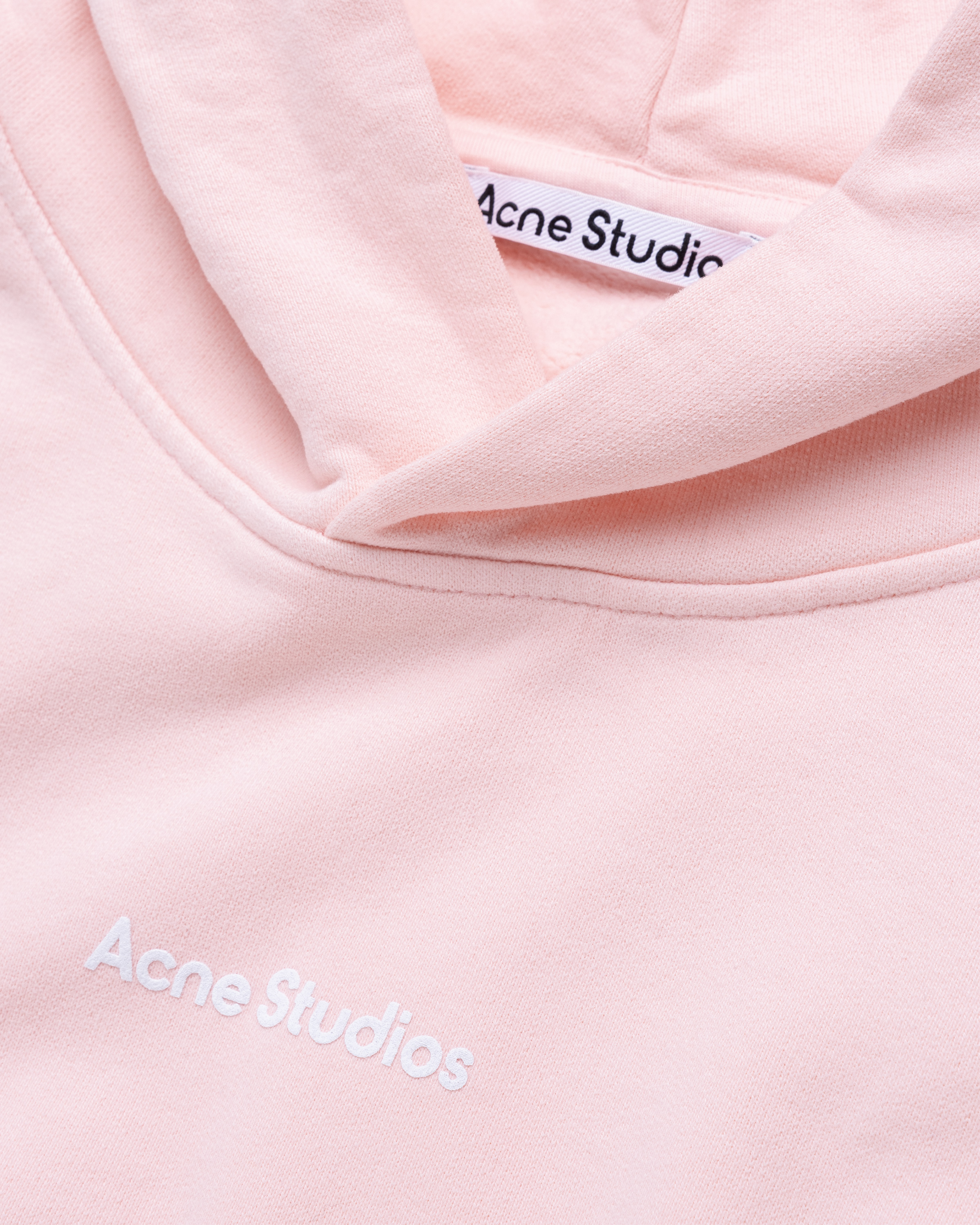 Acne Studios - Stamp Logo Hoodie Pale Pink - Clothing - Pink - Image 6