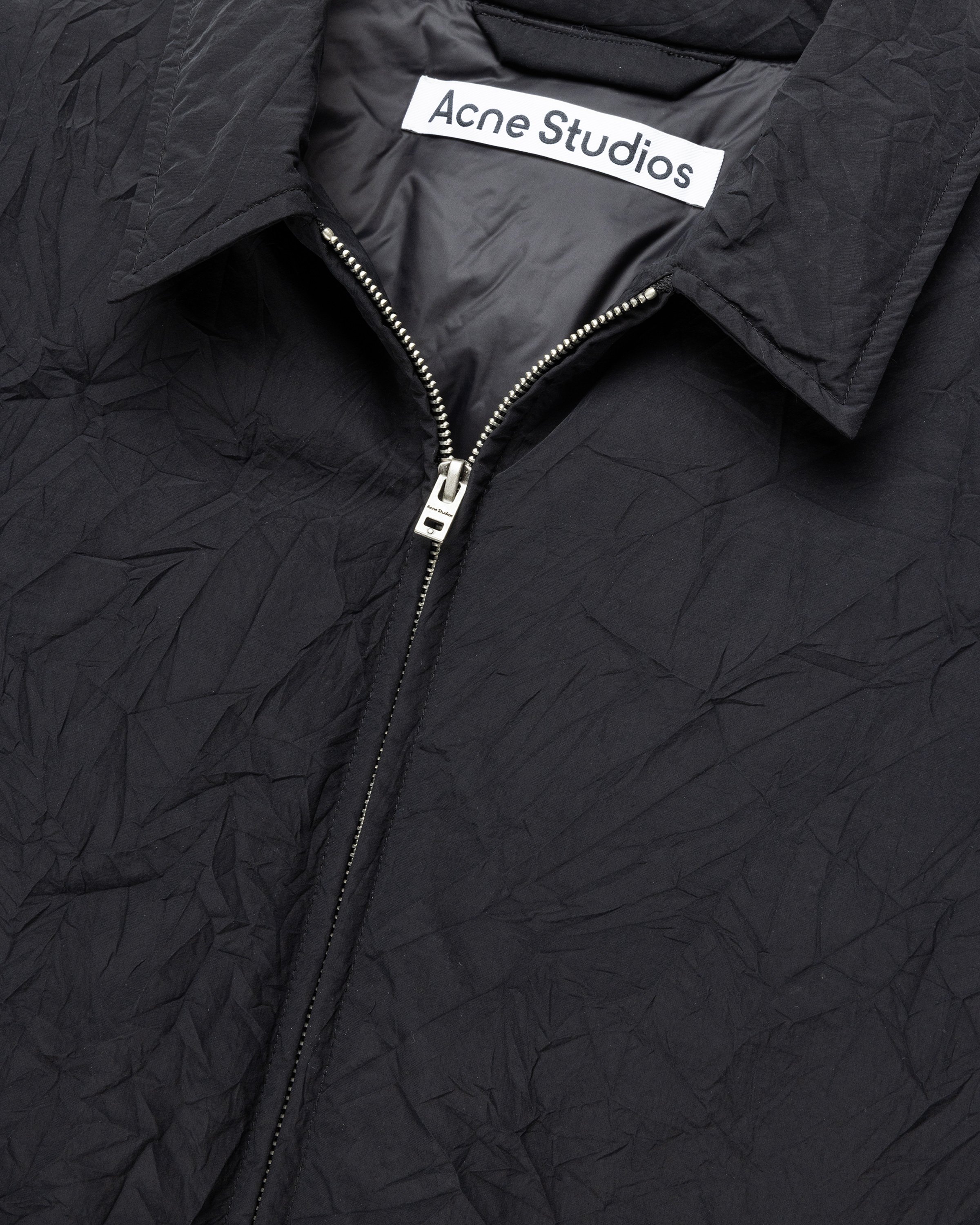 Acne Studios - Nylon Jacket Black - Clothing - Black - Image 7