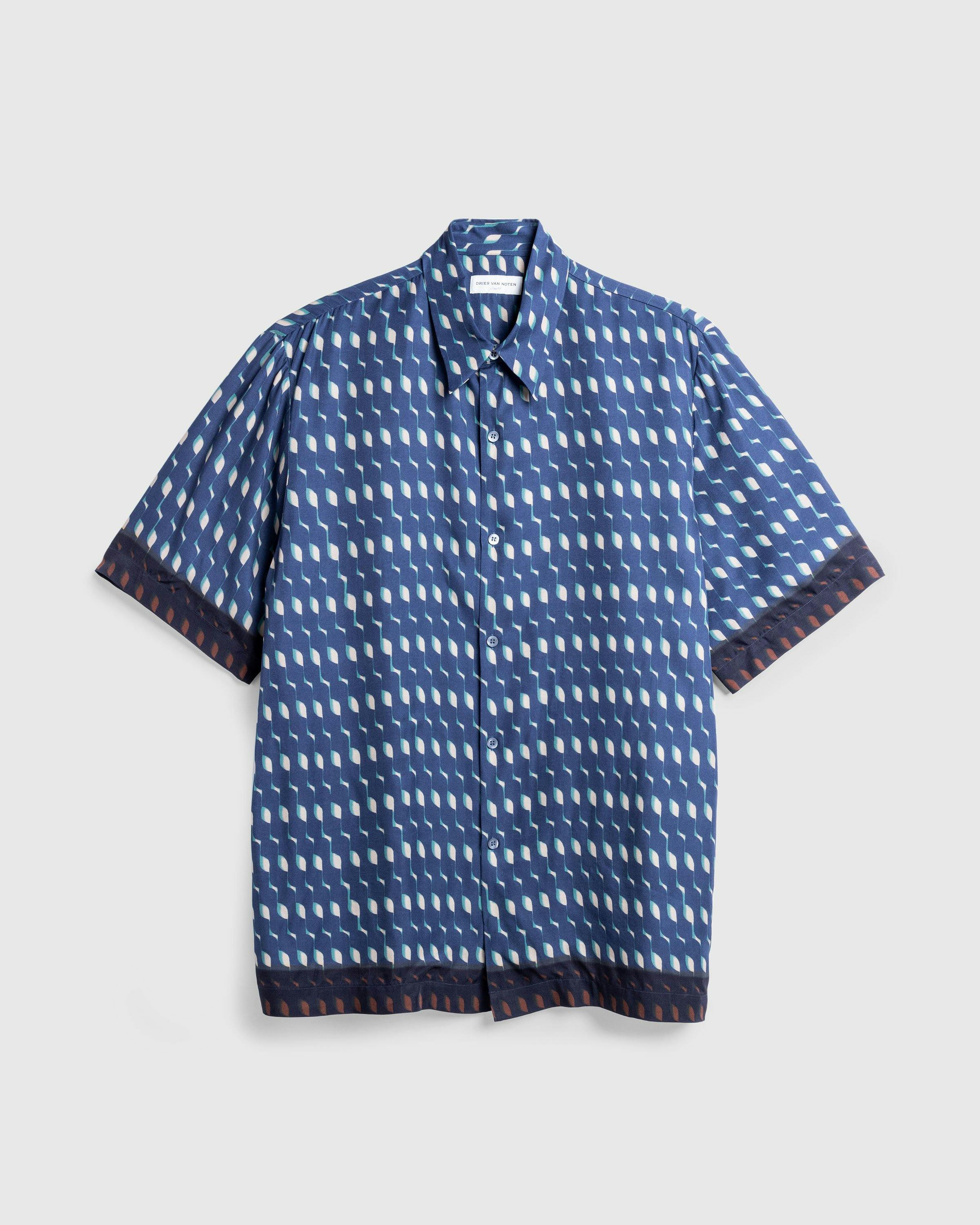 Dries van Noten - CLASEN 8097 M.W.SHIRT BLU - Clothing - Blue - Image 1