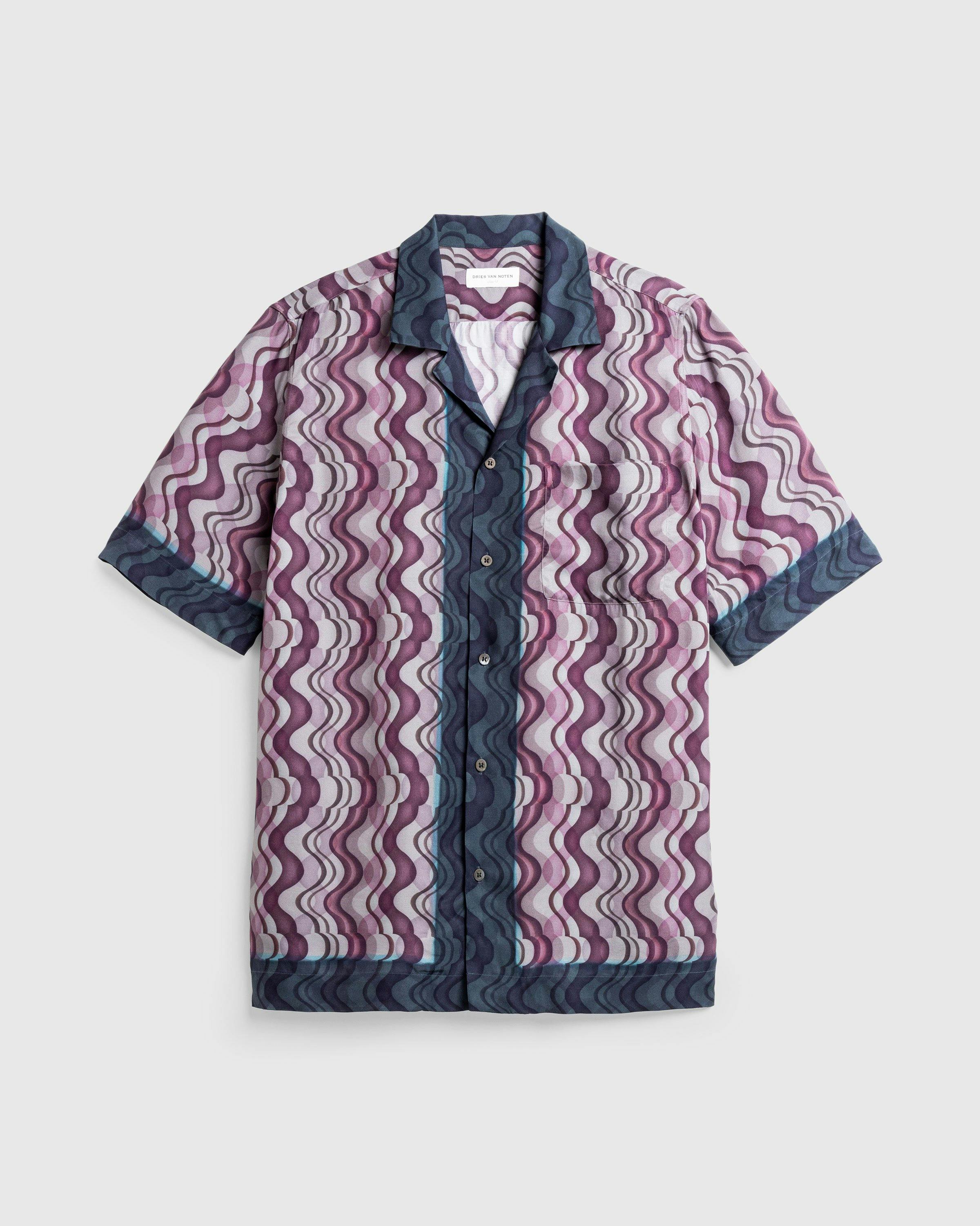 Dries van Noten - CARLTONE 8099 M.W.SHIRT PUR - Clothing - Purple - Image 1