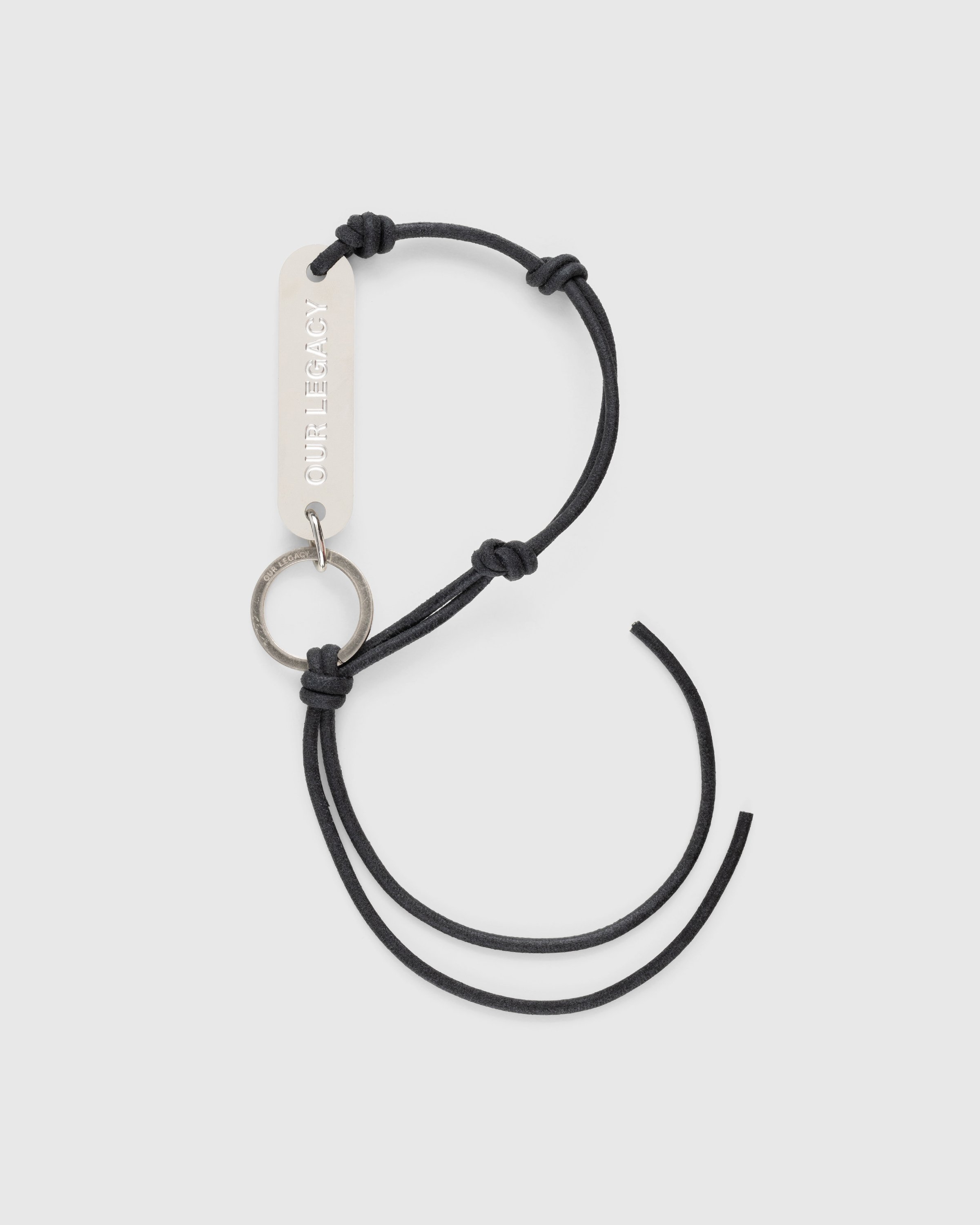 Our Legacy - Ladon Key Ring Black Leather - Accessories - Black - Image 1
