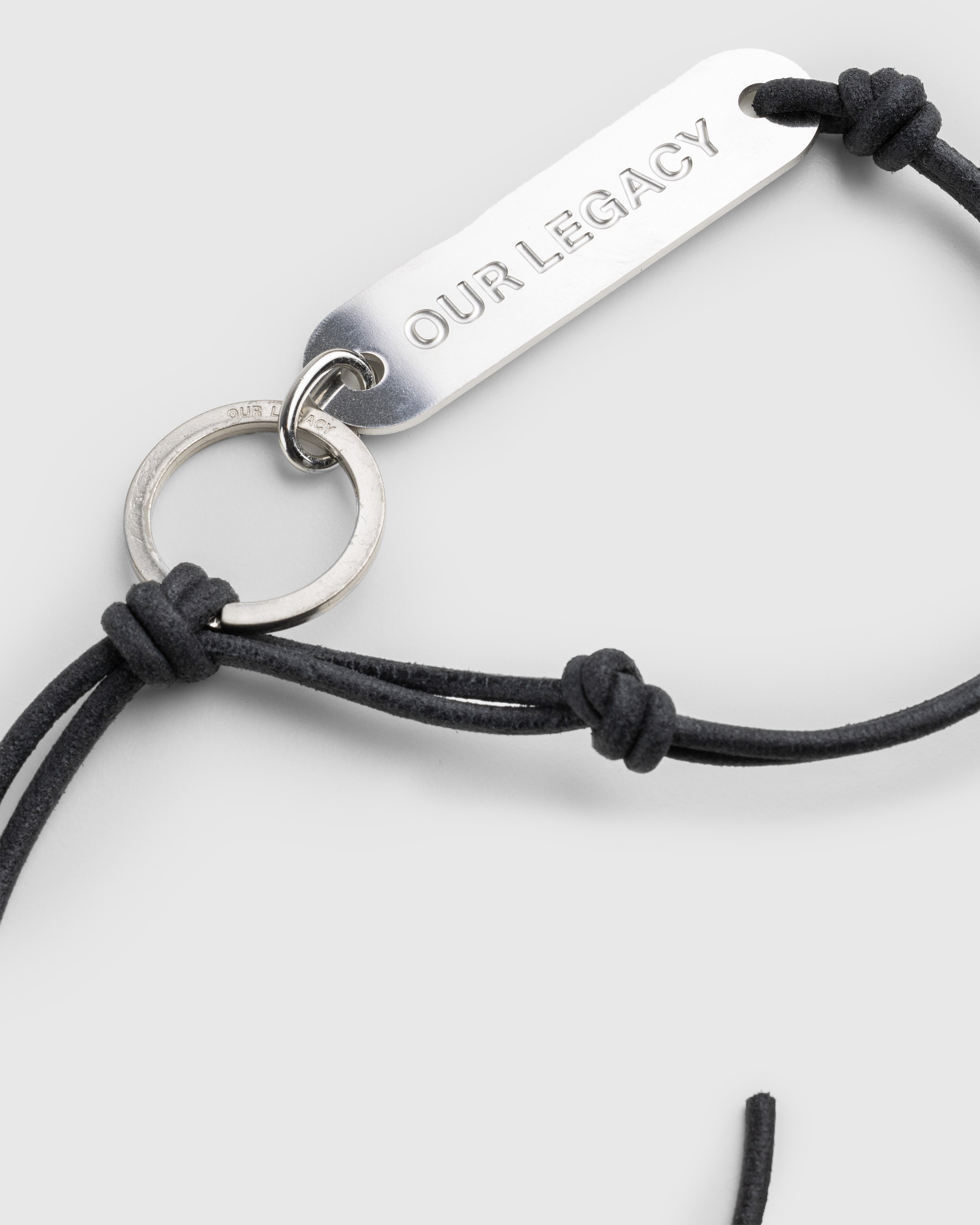 Our Legacy - Ladon Key Ring Black Leather - Accessories - Black - Image 3