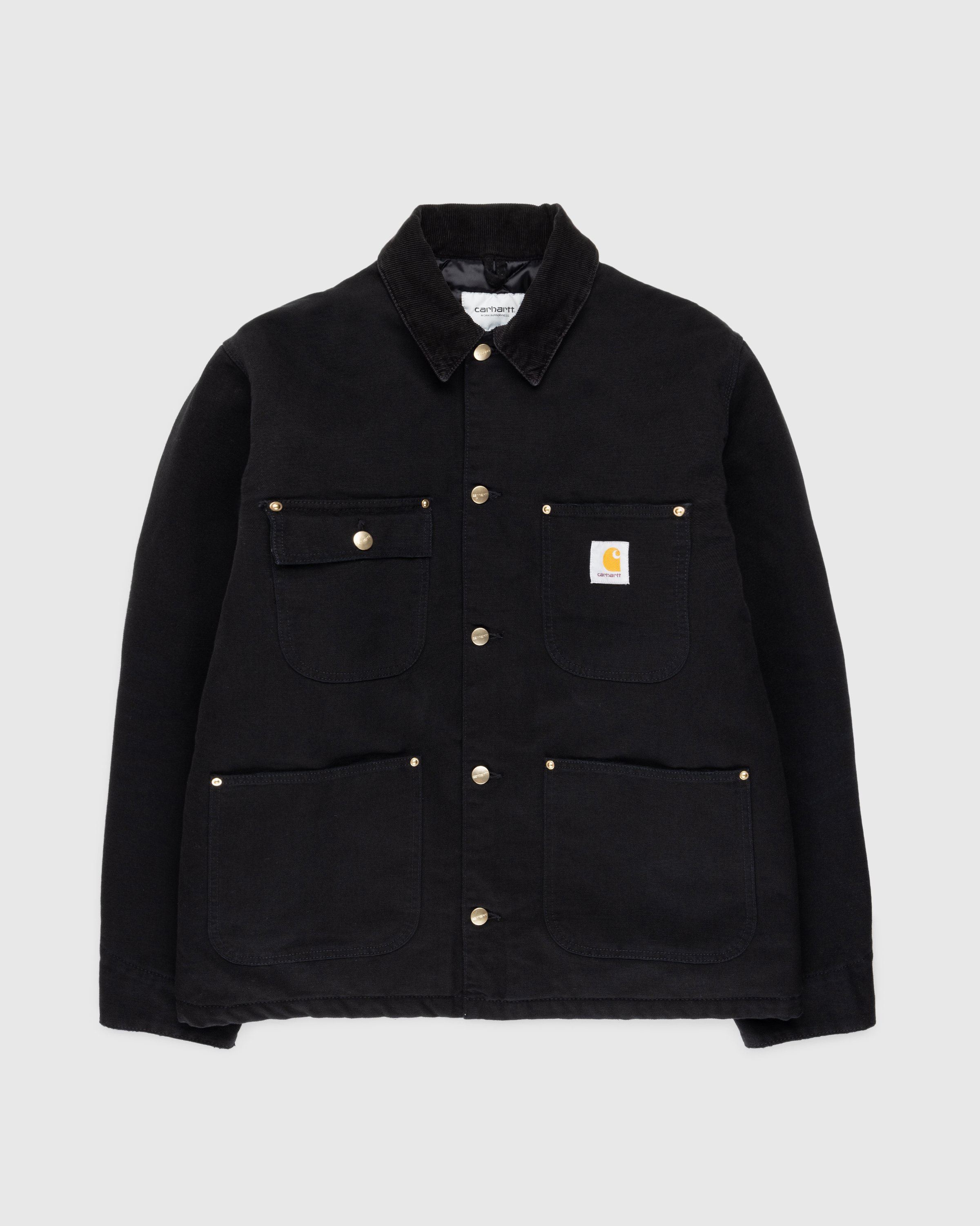 Carhartt WIP - OG Chore Coat Black/Aged Canvas - Clothing - Black - Image 1