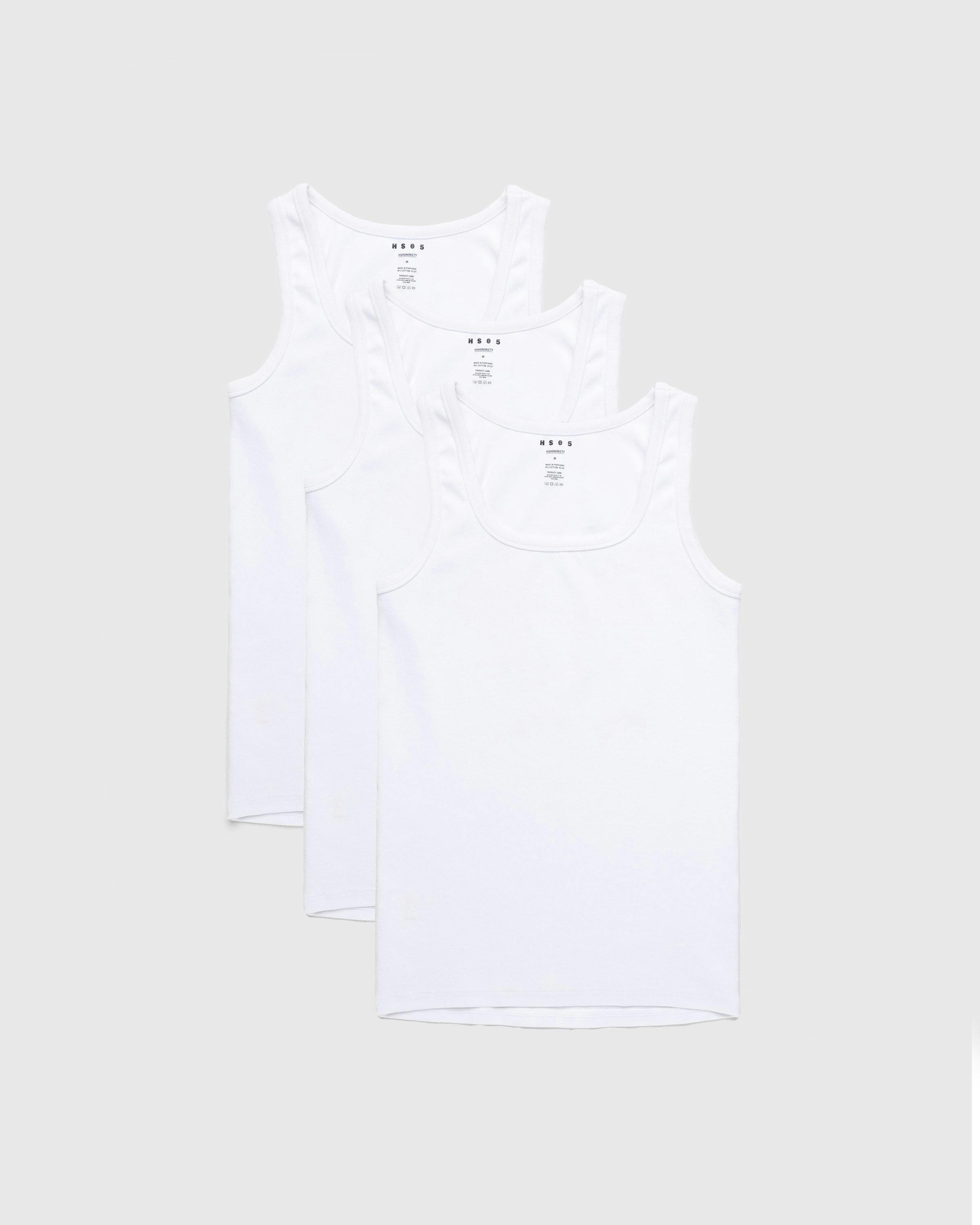 Highsnobiety HS05 - 3 Pack Tank Top White - Clothing - White - Image 1