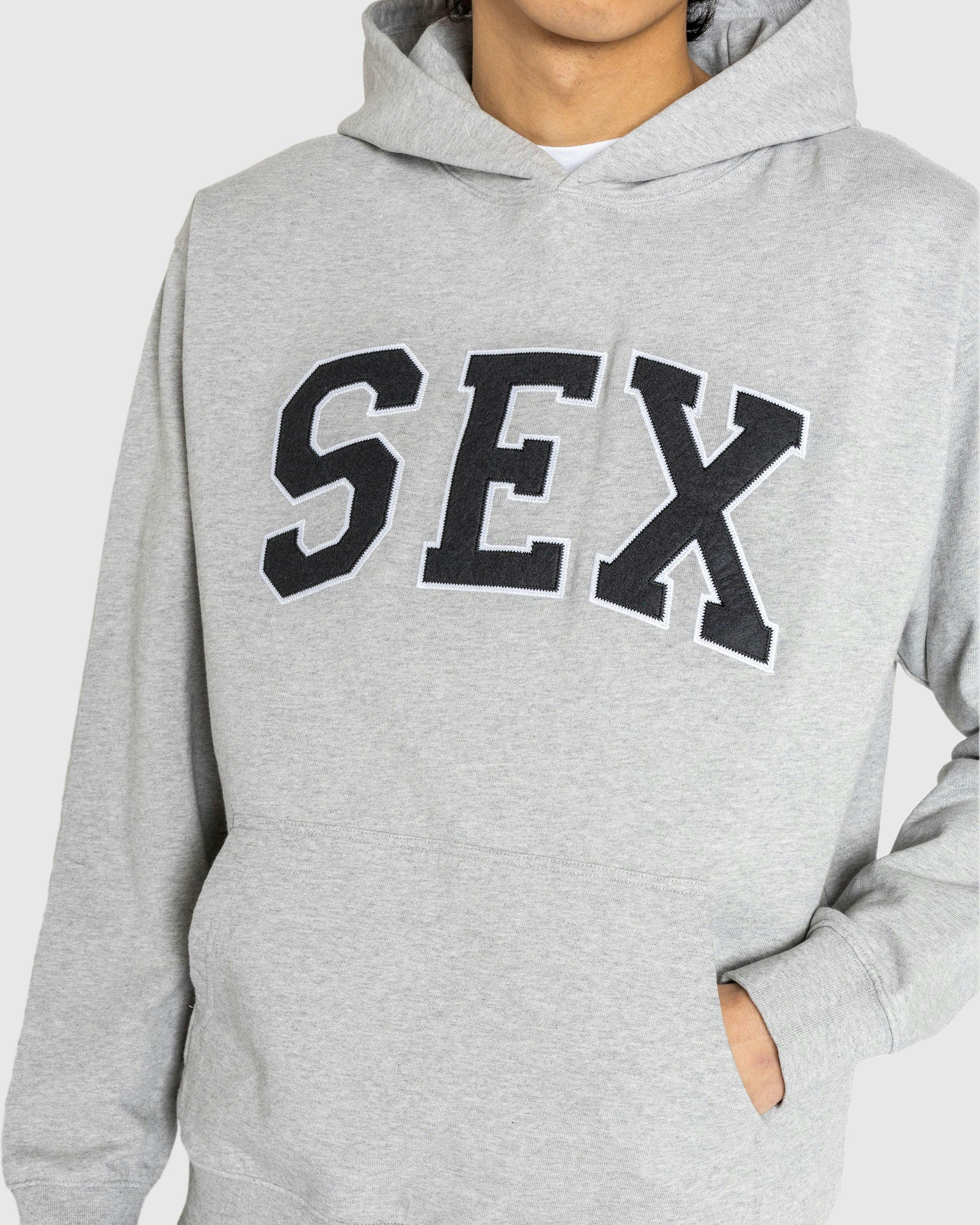 Carne Bollente - SEX HOODIE Melange Grey - Clothing - Grey - Image 5