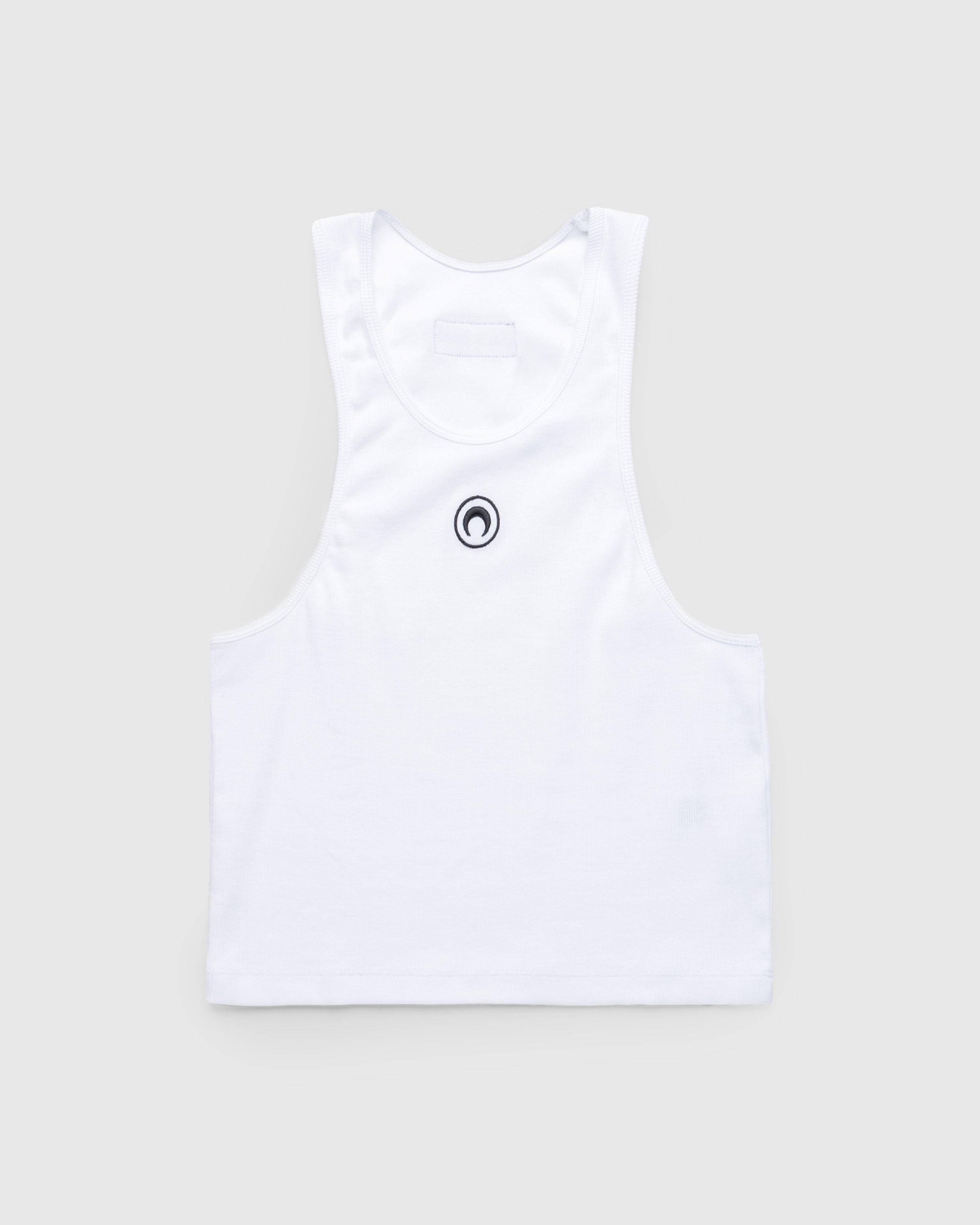 Marine Serre - Organic Cotton Tank Top White - Clothing - undefined - Image 1