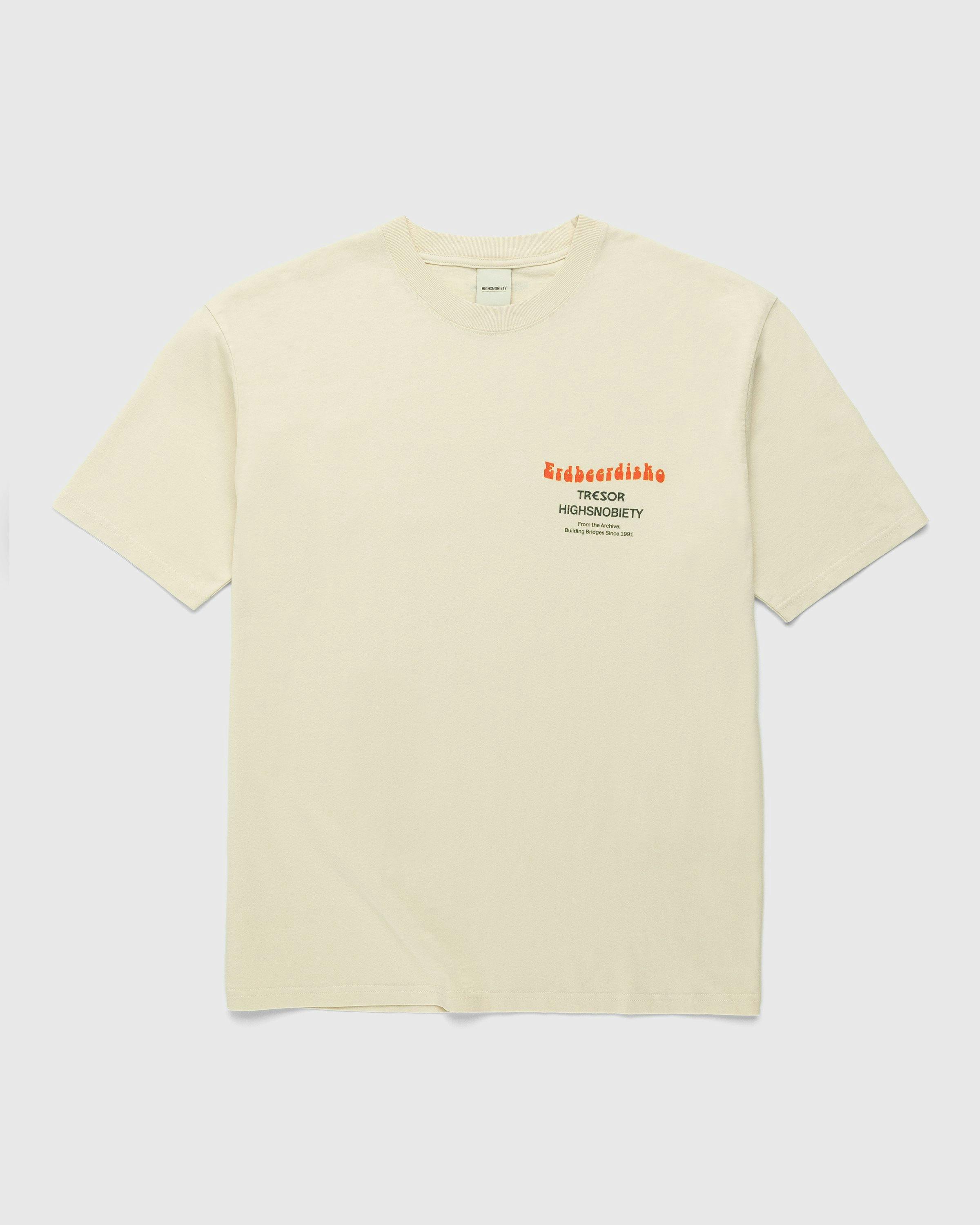 Tresor x Highsnobiety - BERLIN, BERLIN 3 Strawberry Disco T-Shirt Eggshell - Clothing - Beige - Image 2