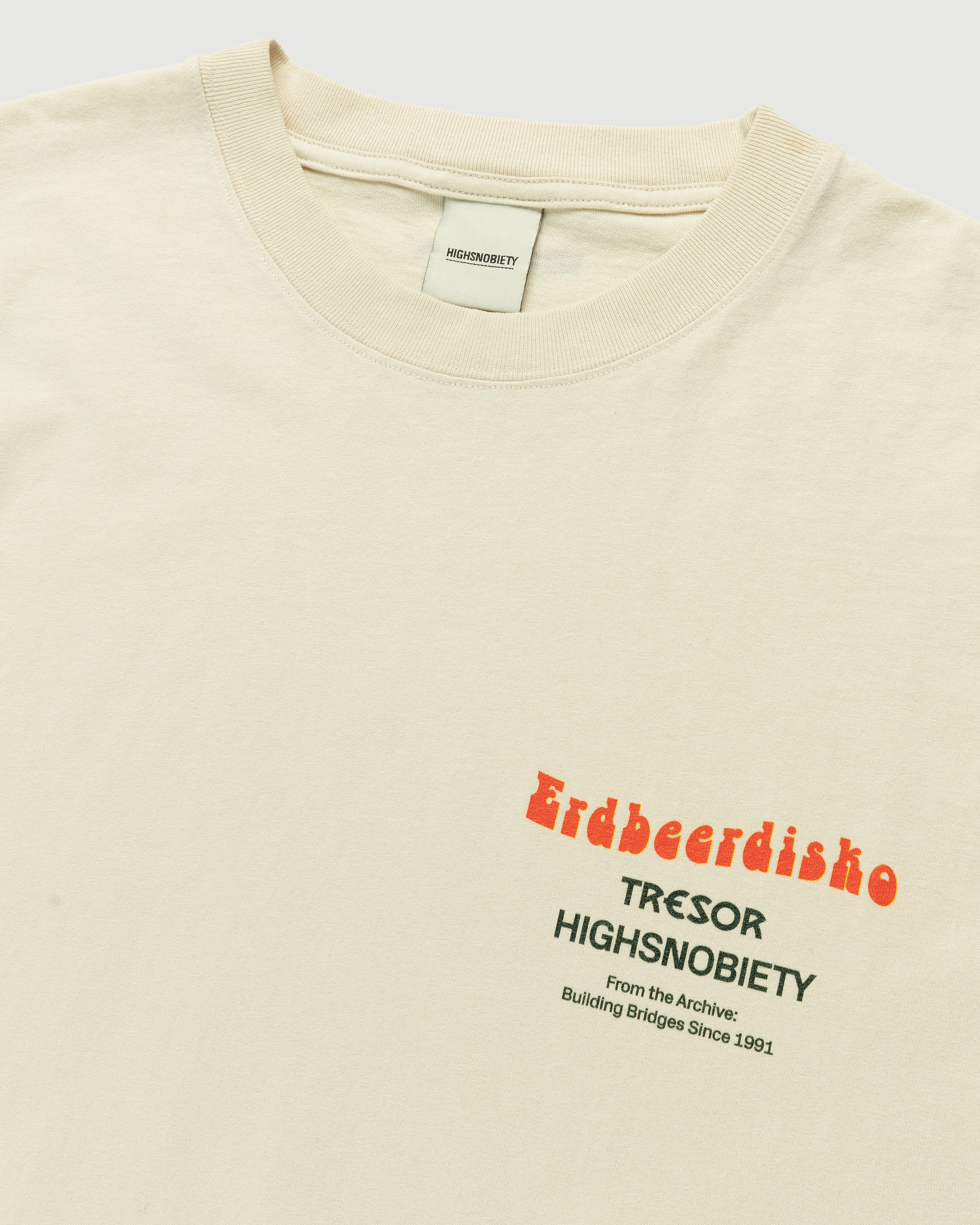 Tresor x Highsnobiety - BERLIN, BERLIN 3 Strawberry Disco T-Shirt Eggshell - Clothing - Beige - Image 3