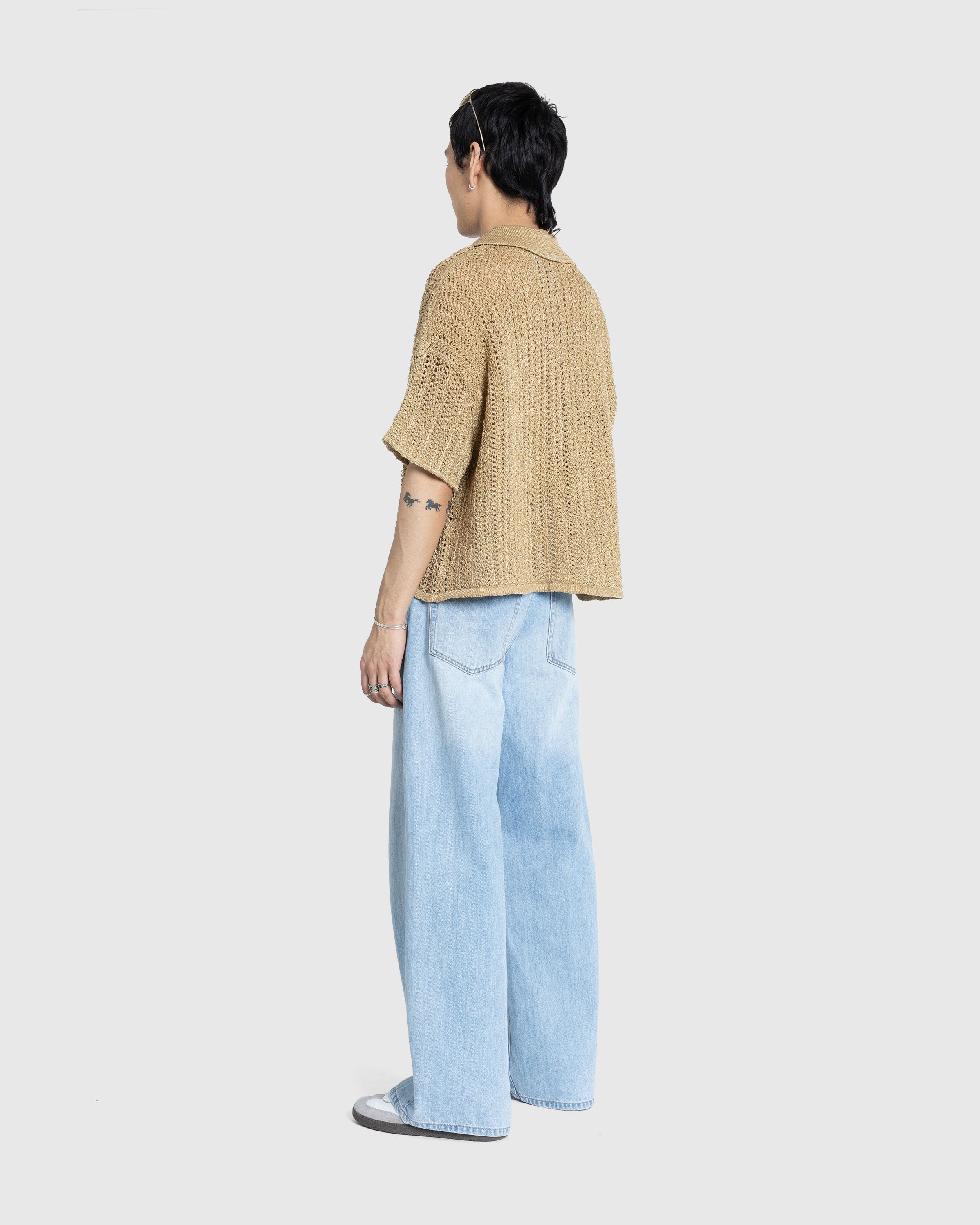 Bonsai - Knit Raffia Shirt Rafia - Clothing - Beige - Image 4