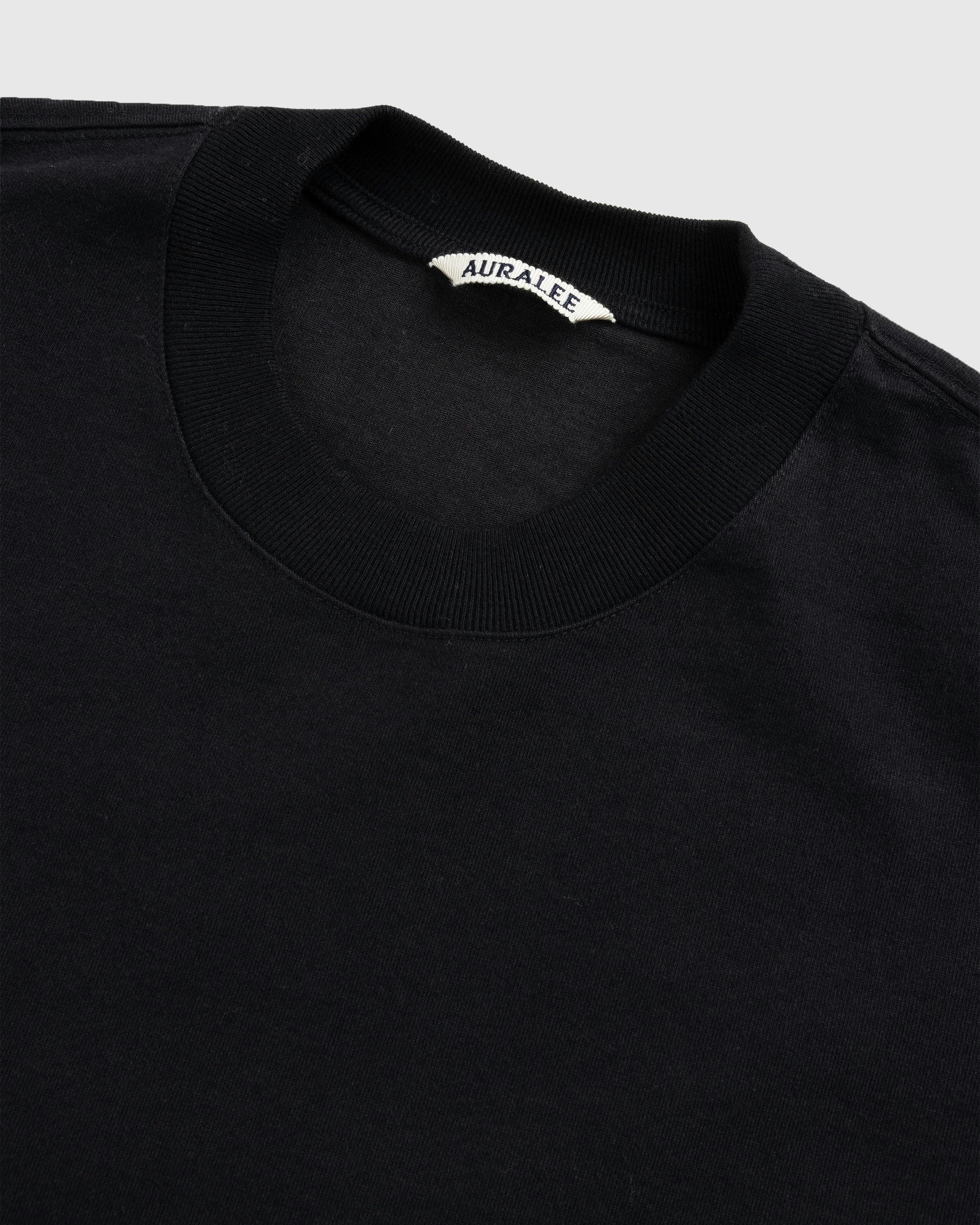 Auralee - Stand-Up Tee Black - Clothing - Black - Image 6