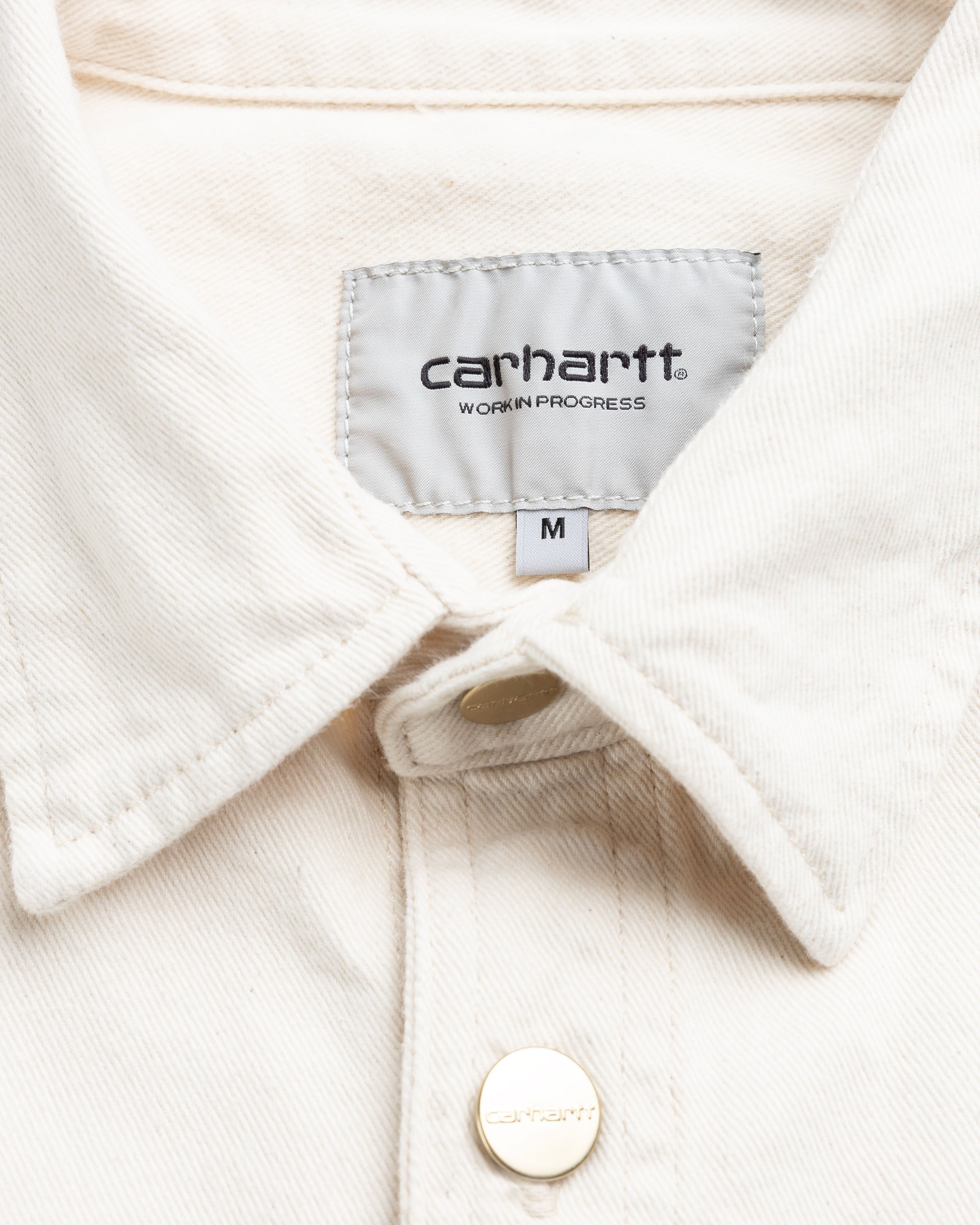 Carhartt WIP - Derby Shirt Jacket Natural - Clothing - White - Image 5