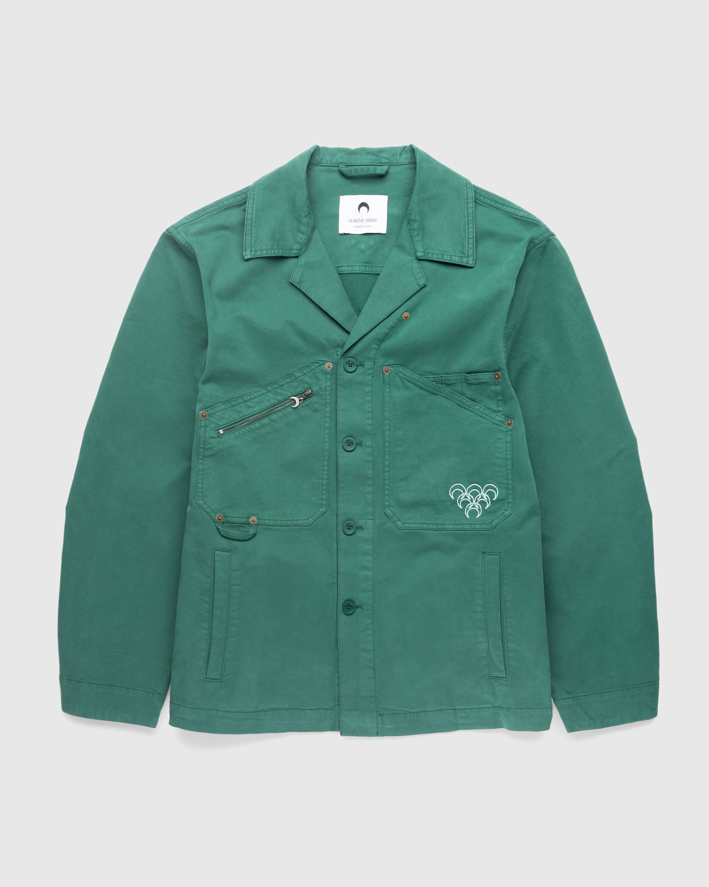 Marine Serre - Workwear Jacket Evergreen - Clothing - Green - Image 1