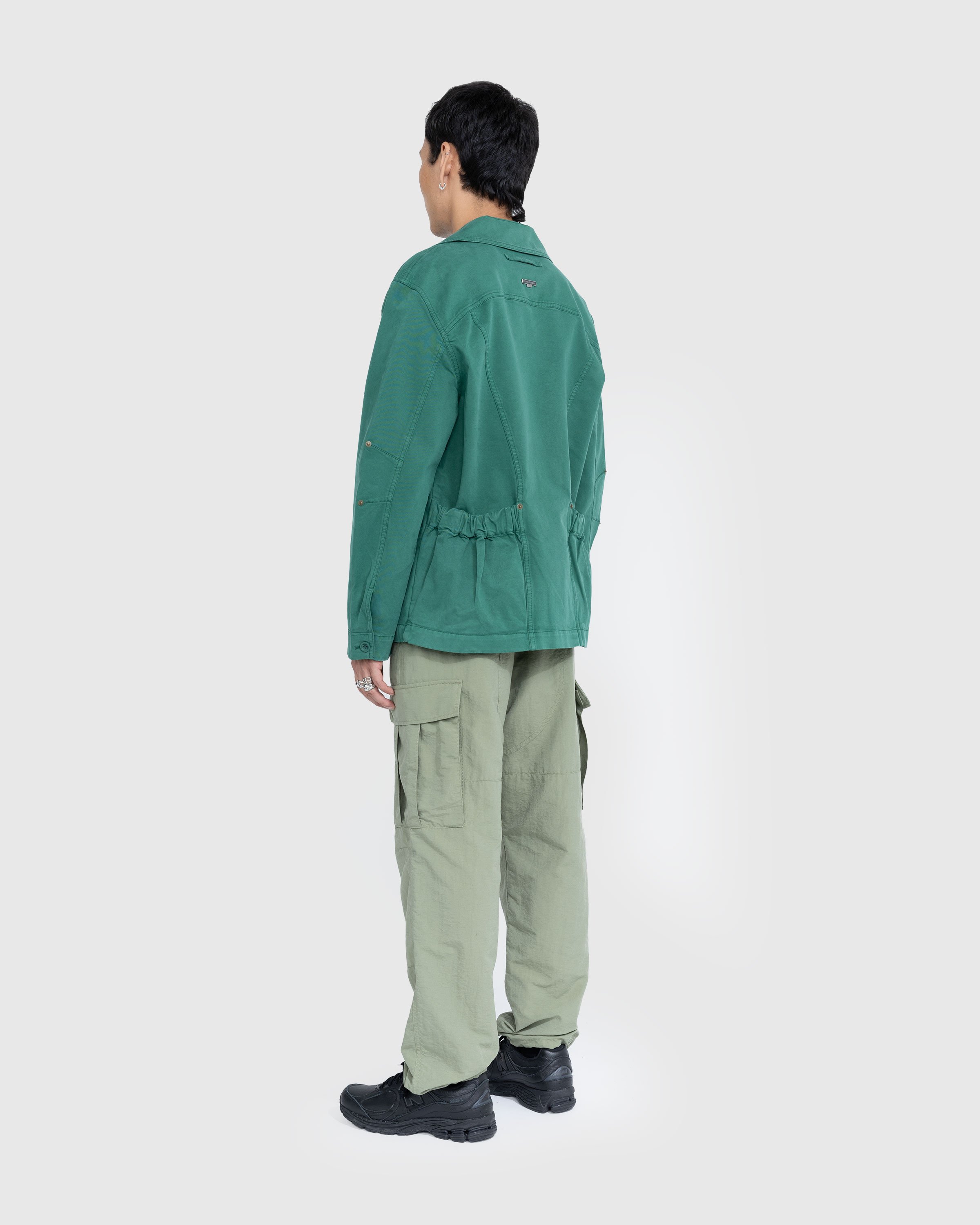 Marine Serre - Workwear Jacket Evergreen - Clothing - Green - Image 4