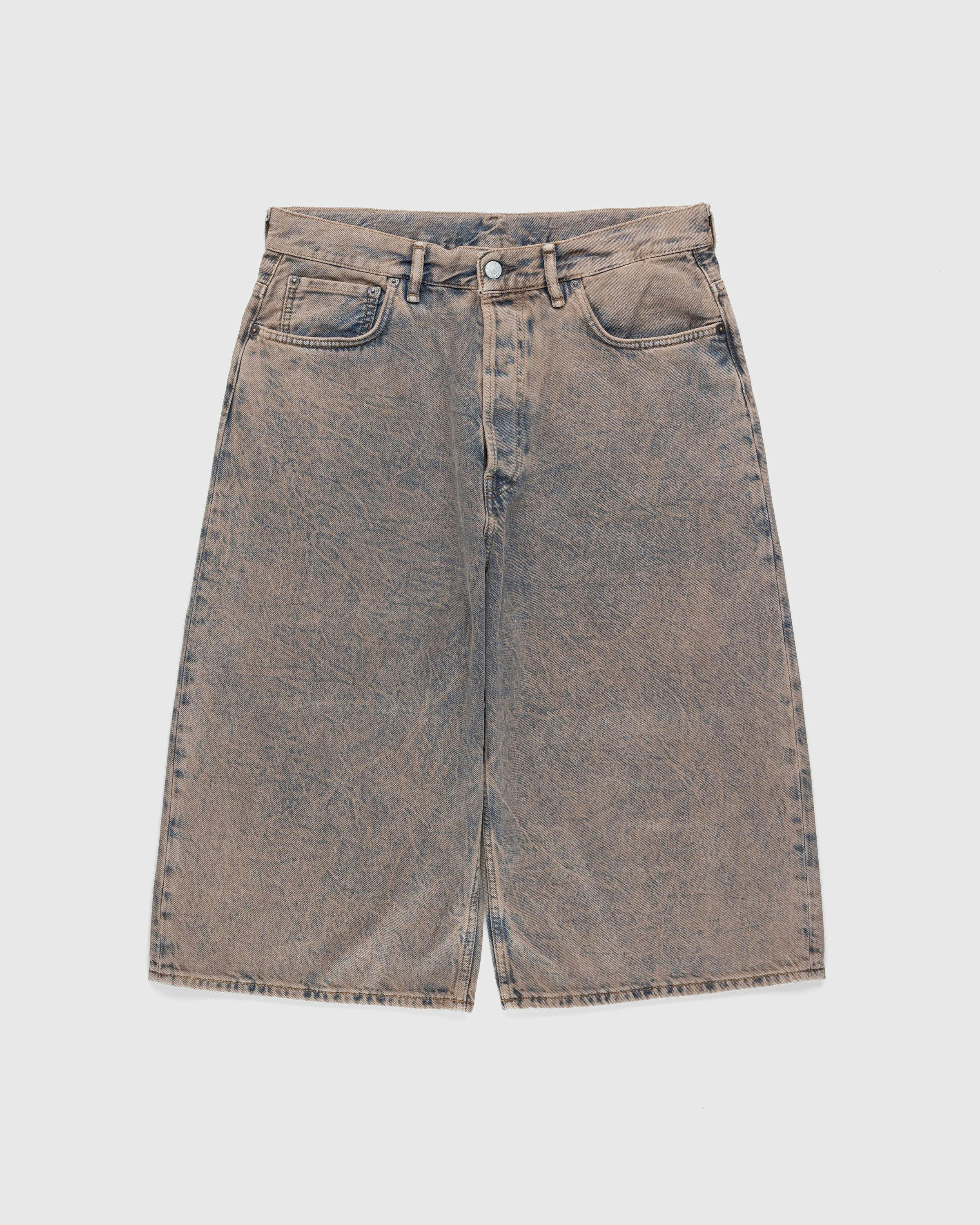 Acne Studios - Loose Fit Denim Shorts Light Pink/Grey - Clothing - Multi - Image 1