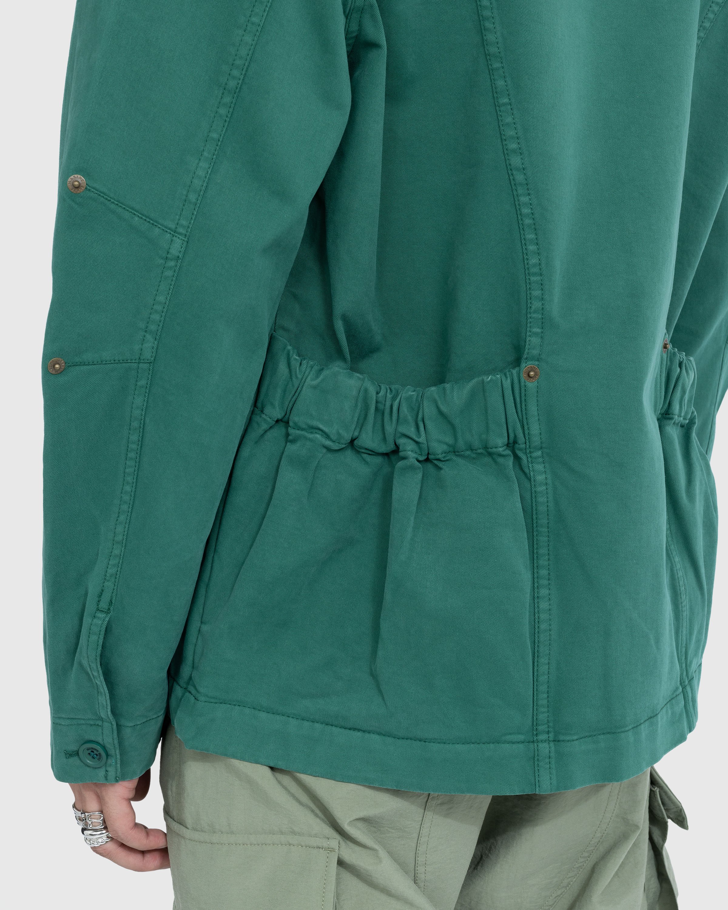 Marine Serre - Workwear Jacket Evergreen - Clothing - Green - Image 6