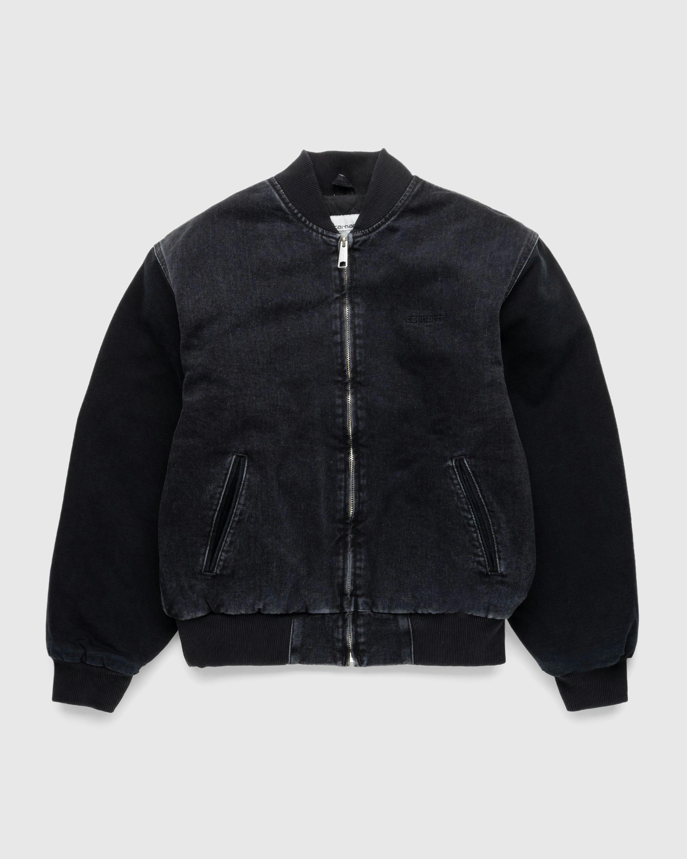 Carhartt WIP - Paxon Bomber Black / Black /stone washed - Clothing - Black - Image 1