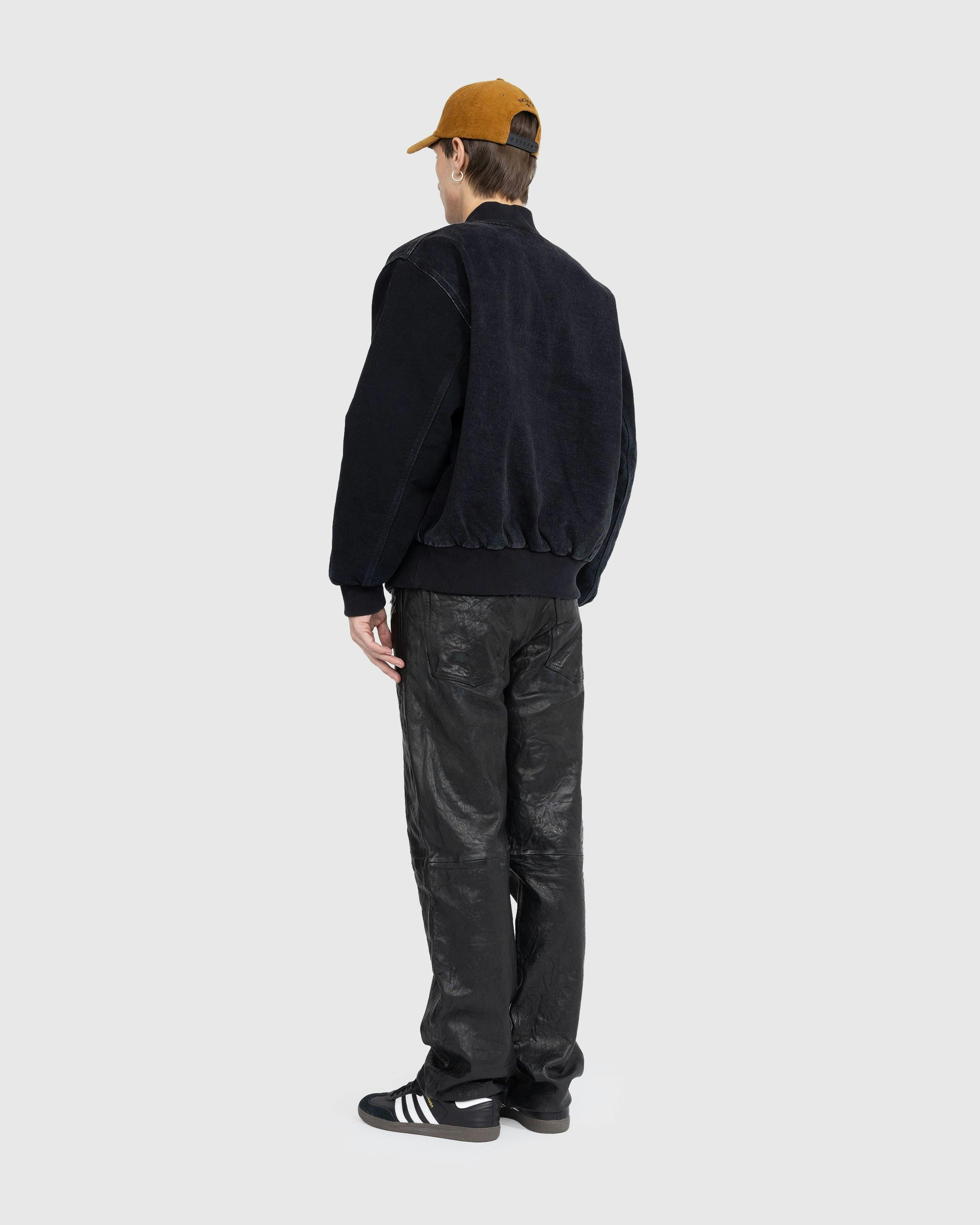 Diesel - P-MACS-LTH TROUSERS - Clothing - Black - Image 4