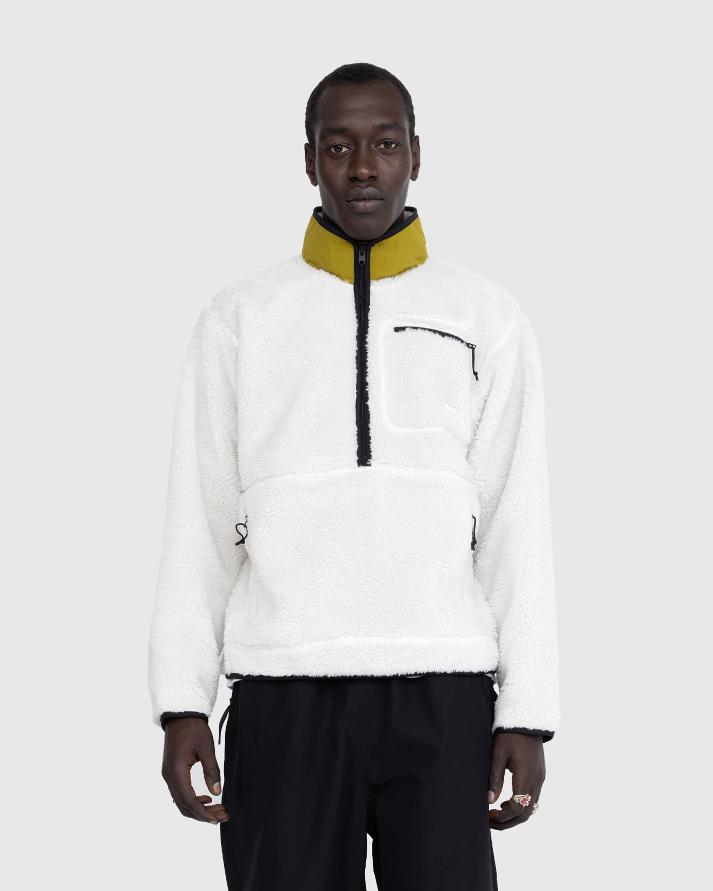The North Face - Extreme Pile Pullover Gardenia White/Sulphur Moss - Clothing - White - Image 2
