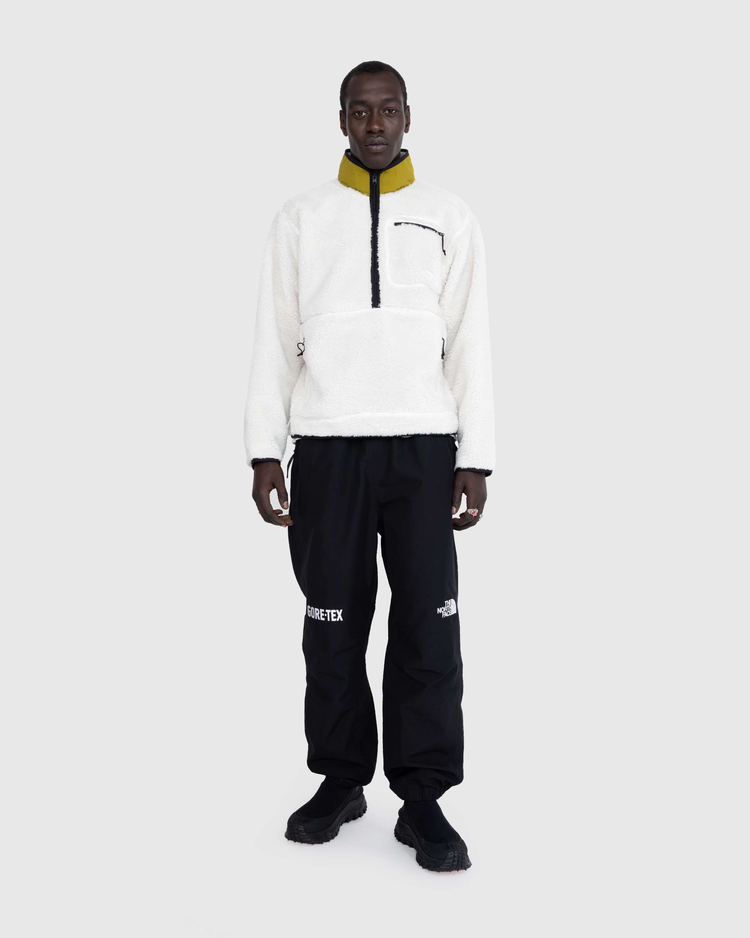 The North Face - Extreme Pile Pullover Gardenia White/Sulphur Moss - Clothing - White - Image 3