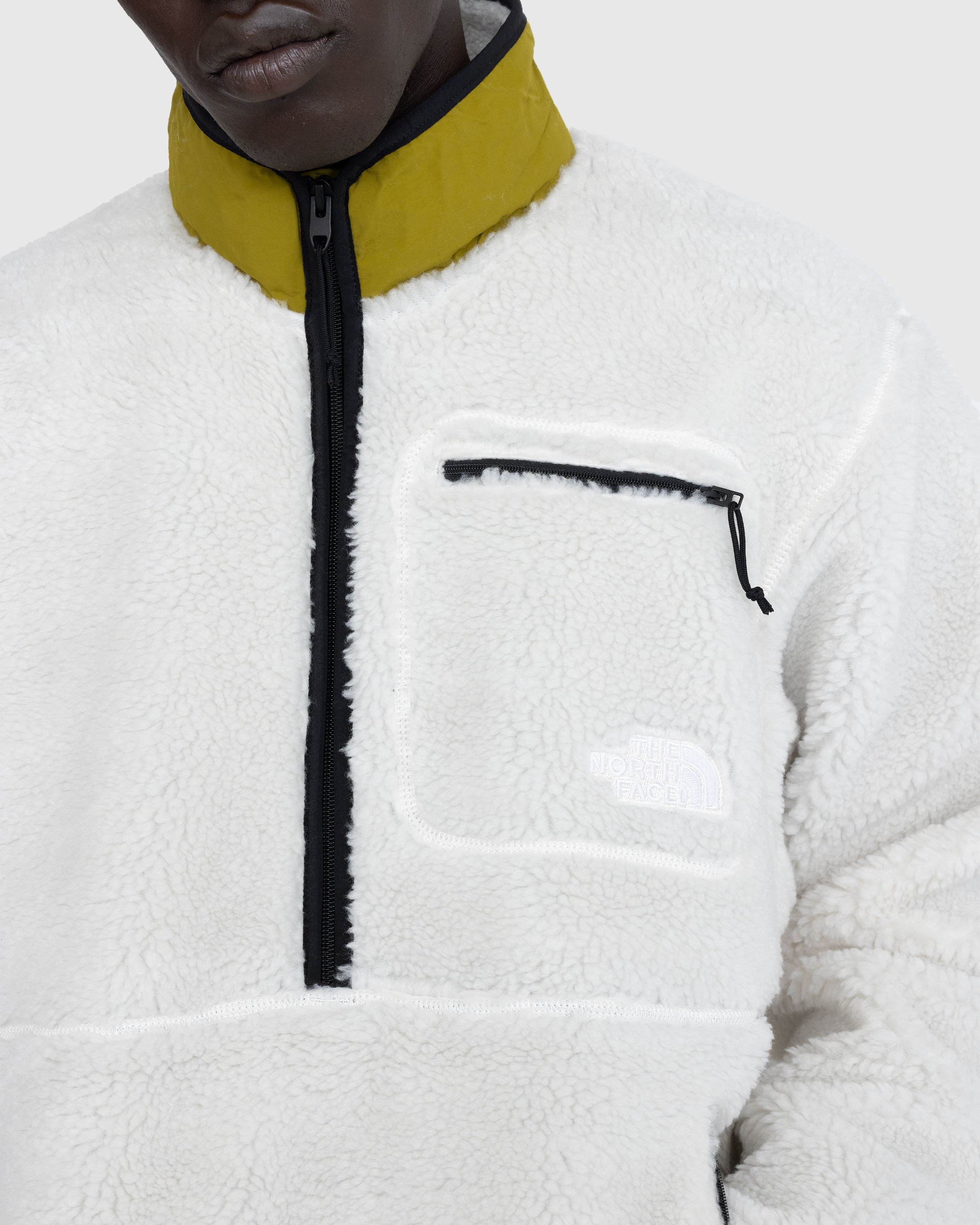 The North Face - Extreme Pile Pullover Gardenia White/Sulphur Moss - Clothing - White - Image 5
