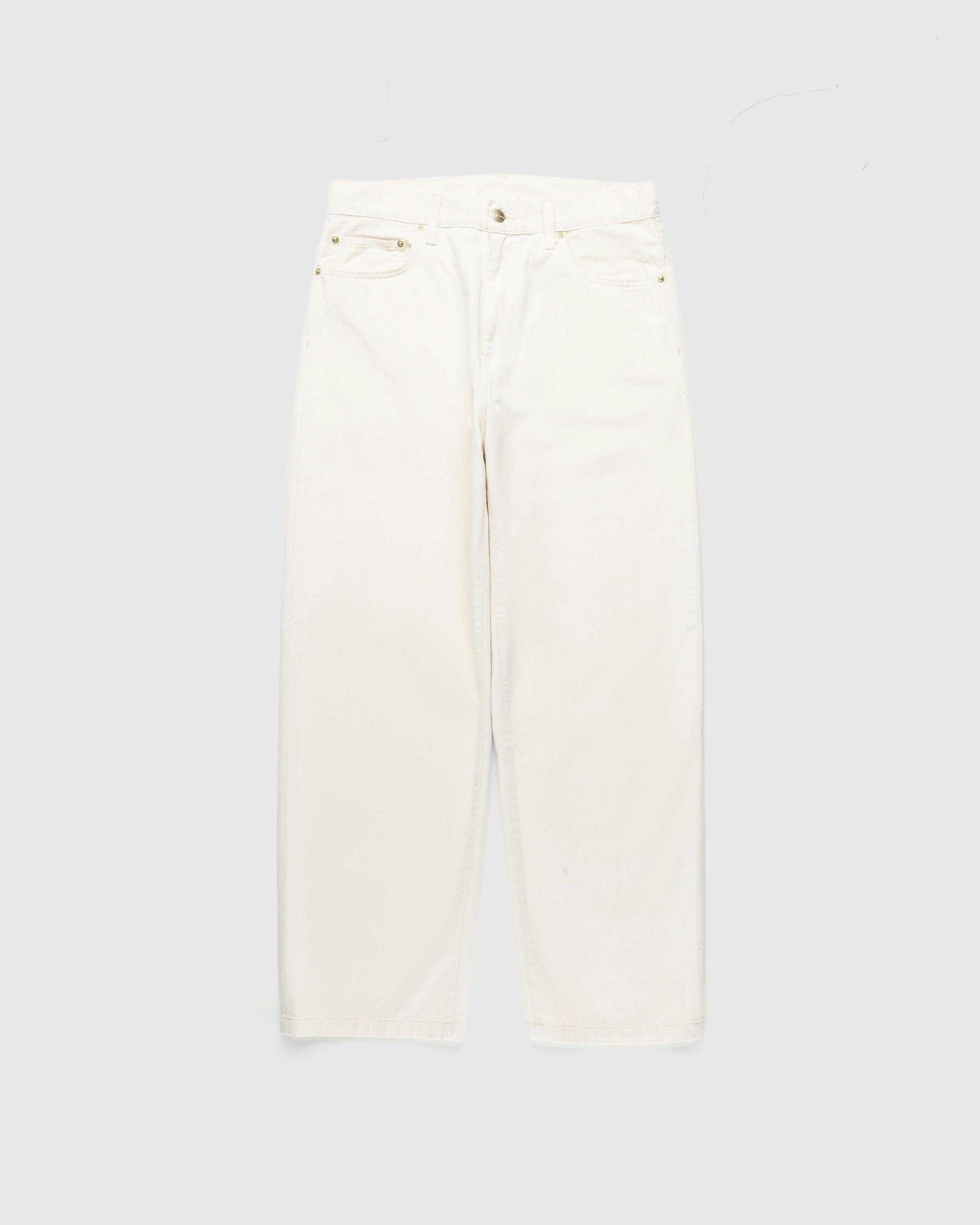 Carhartt WIP - Derby Pant Natural/Rinsed - Clothing - Beige - Image 1