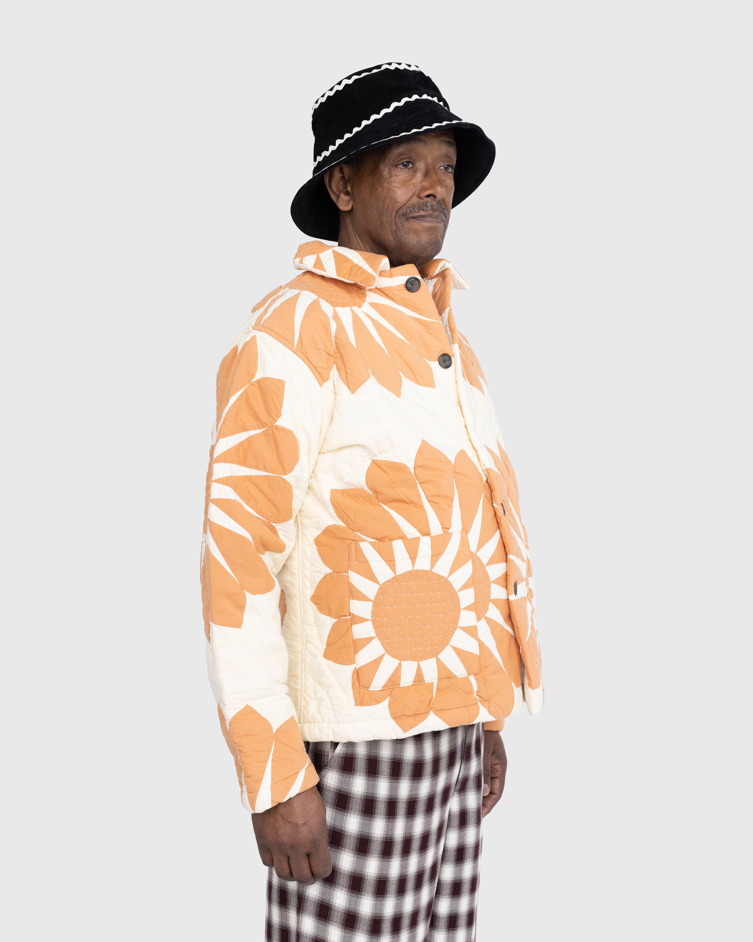 Bode - Grand Daisy Workwear Jacket Orange - Clothing - Orange - Image 3