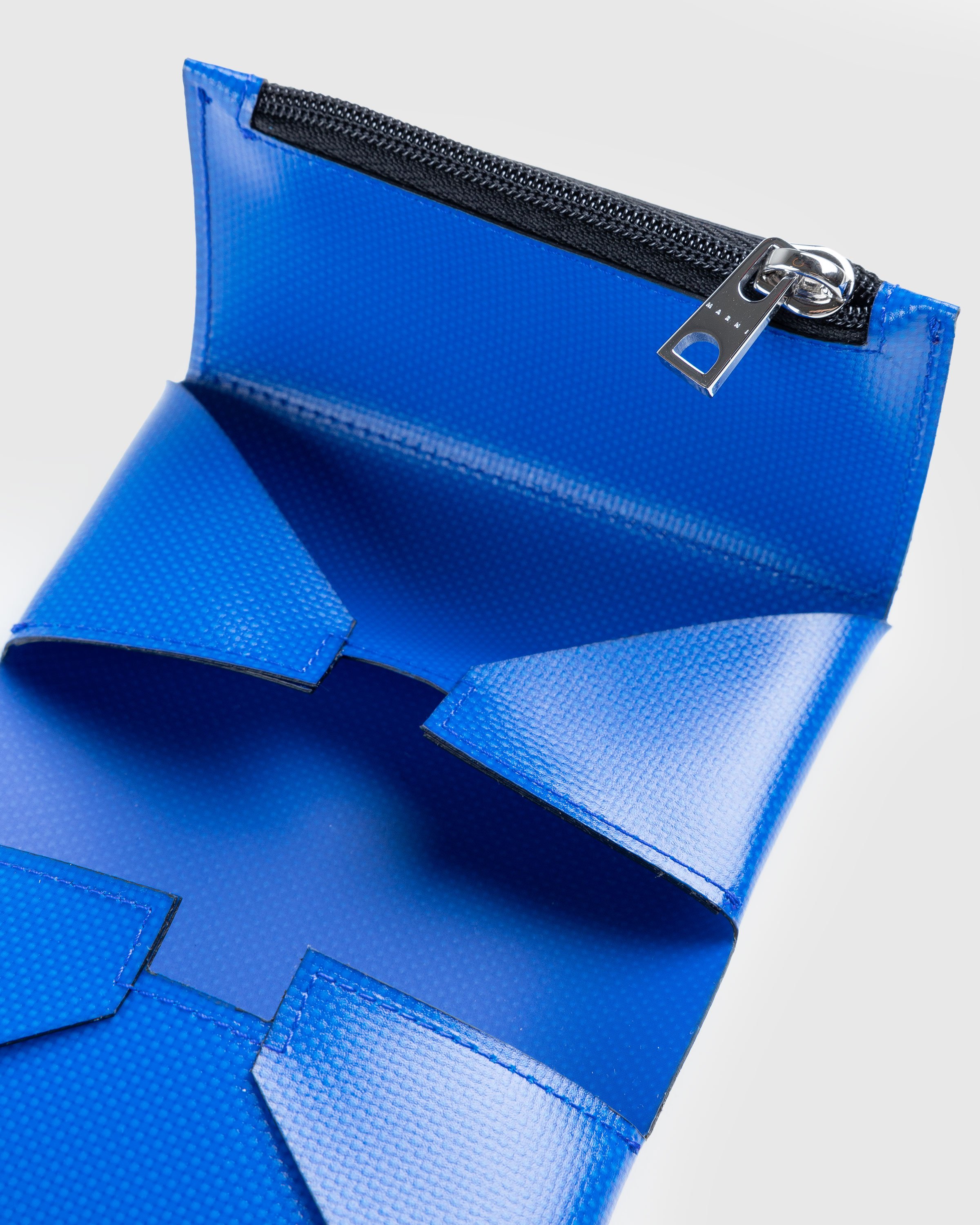 Marni - Origami Card Holder Blue - Accessories - Black - Image 4