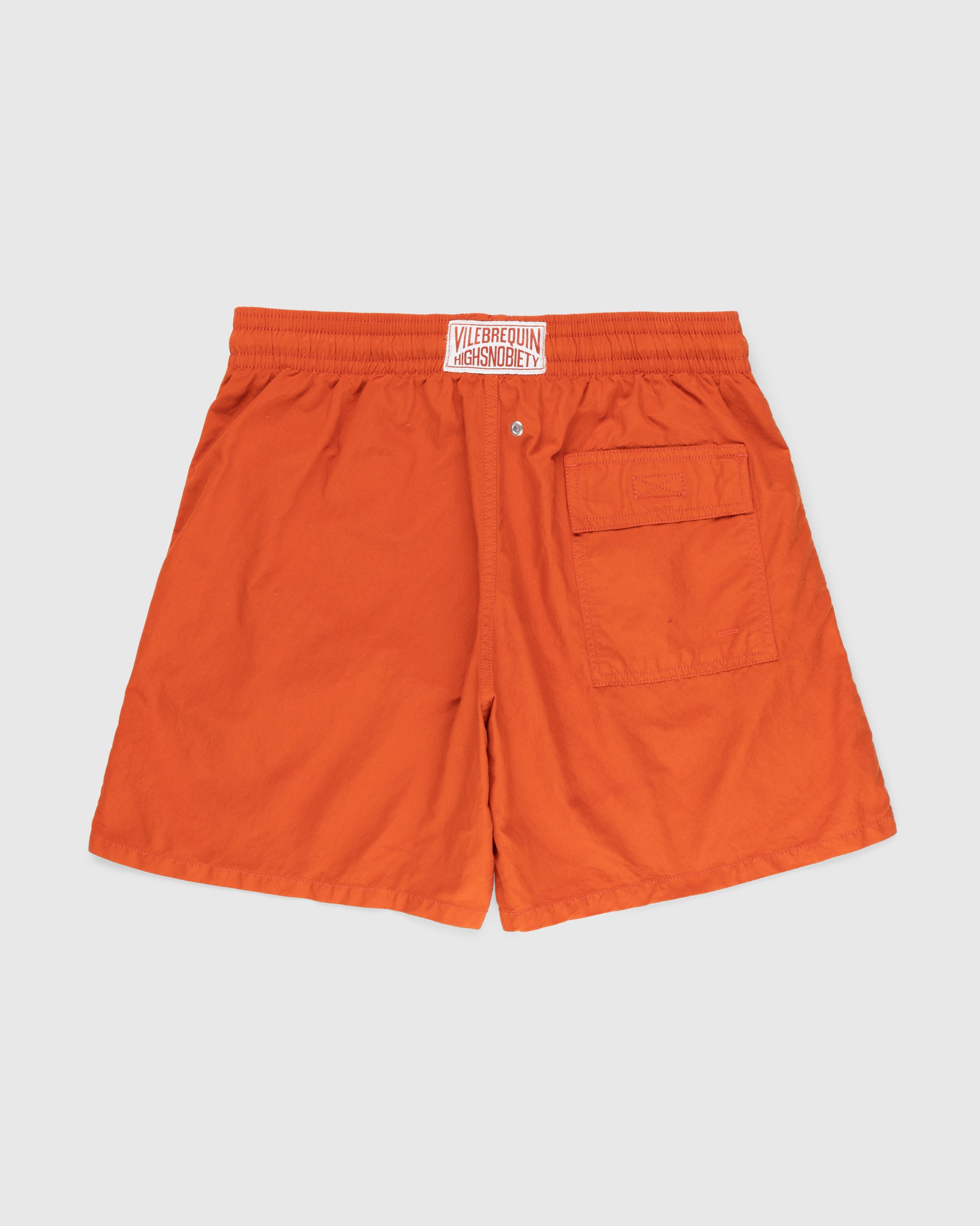 Vilebrequin x Highsnobiety - Solid Swim Shorts Red Tea - Clothing - Red - Image 2