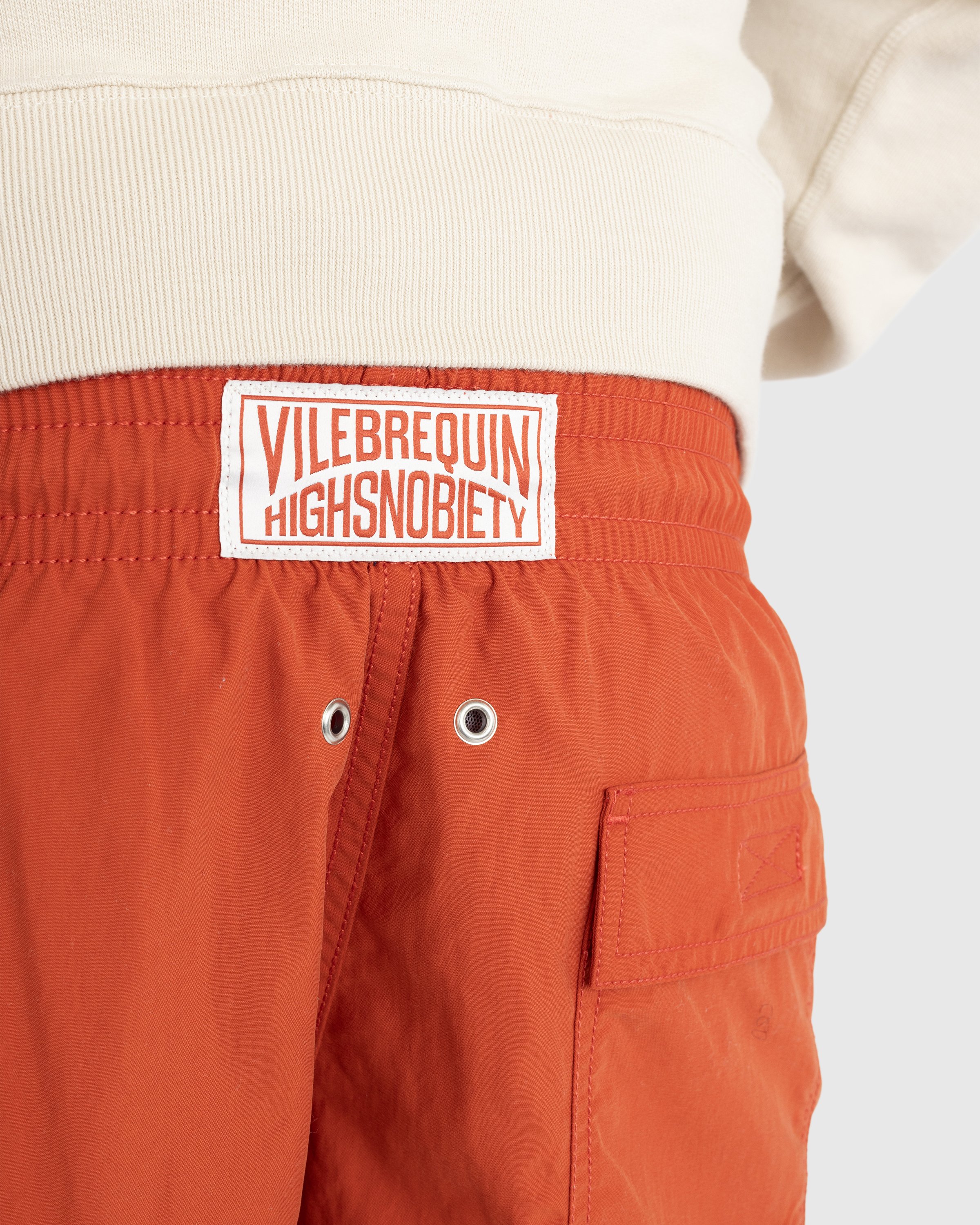 Vilebrequin x Highsnobiety - Solid Swim Shorts Red Tea - Clothing - Red - Image 5