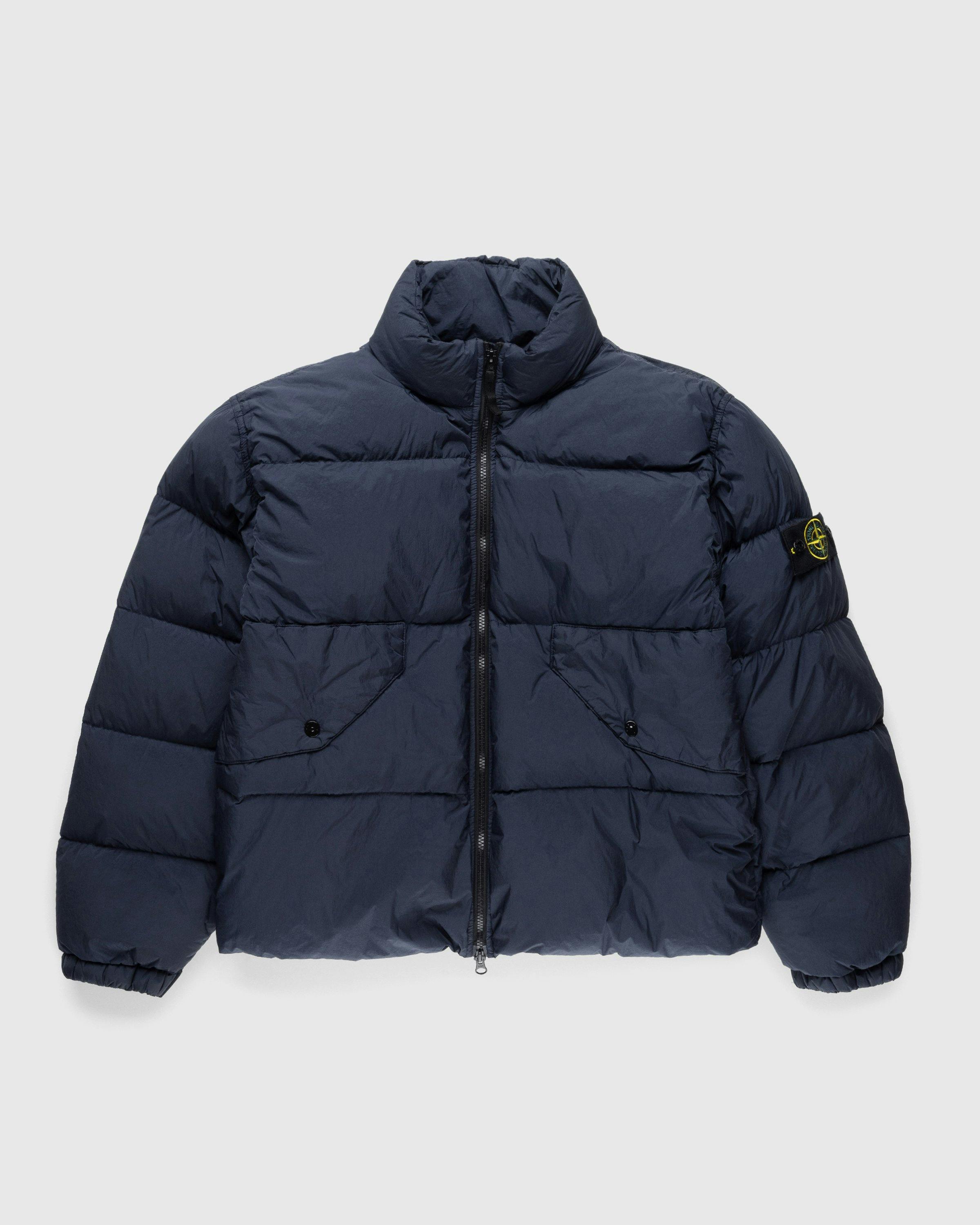 Stone Island - Garment-Dyed Recycled Nylon Down Jacket Navy Blue - Clothing - Blue - Image 1