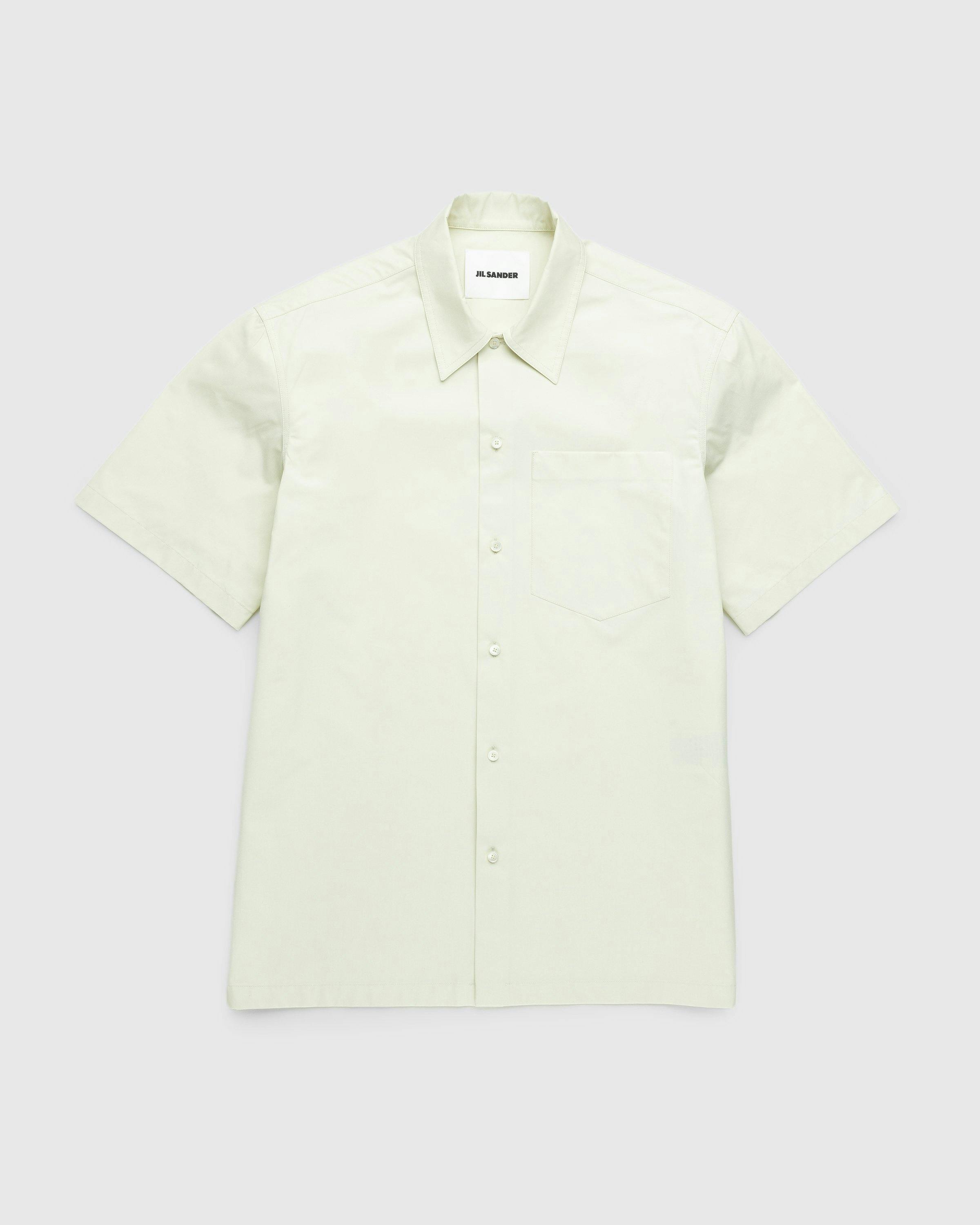 Jil Sander - Short-Sleeve Button-Up Green - Clothing - Green - Image 1