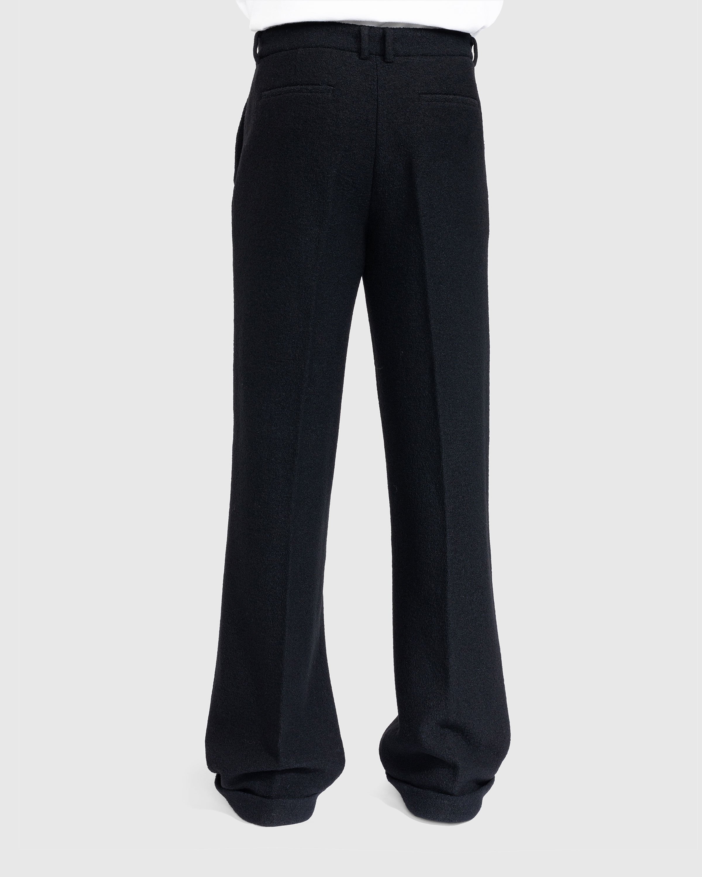 Trussardi - Boucle Jersey Trousers Black - Clothing - Black - Image 4