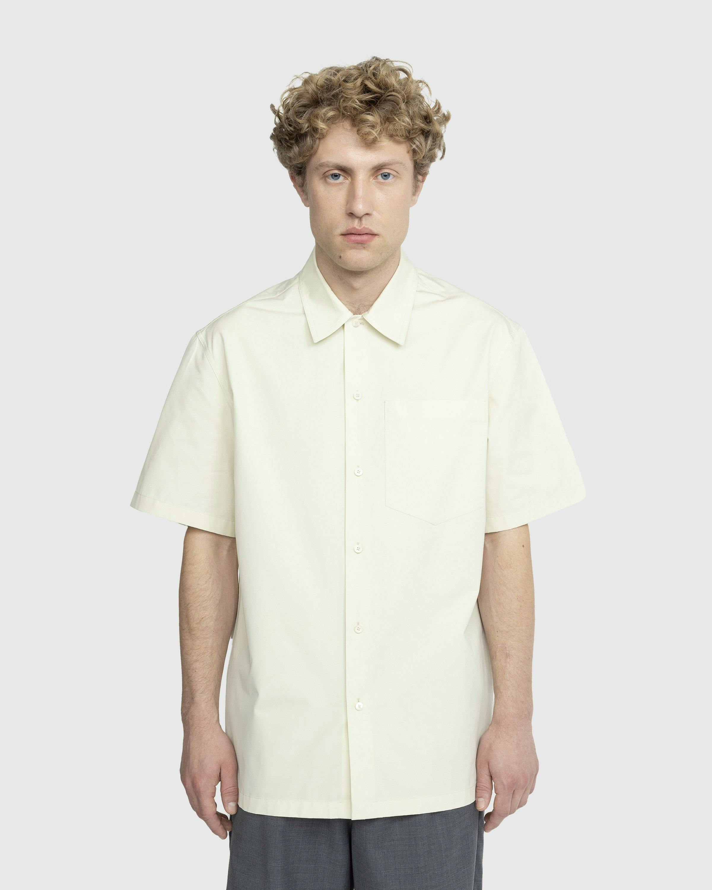 Jil Sander - Short-Sleeve Button-Up Green - Clothing - Green - Image 2