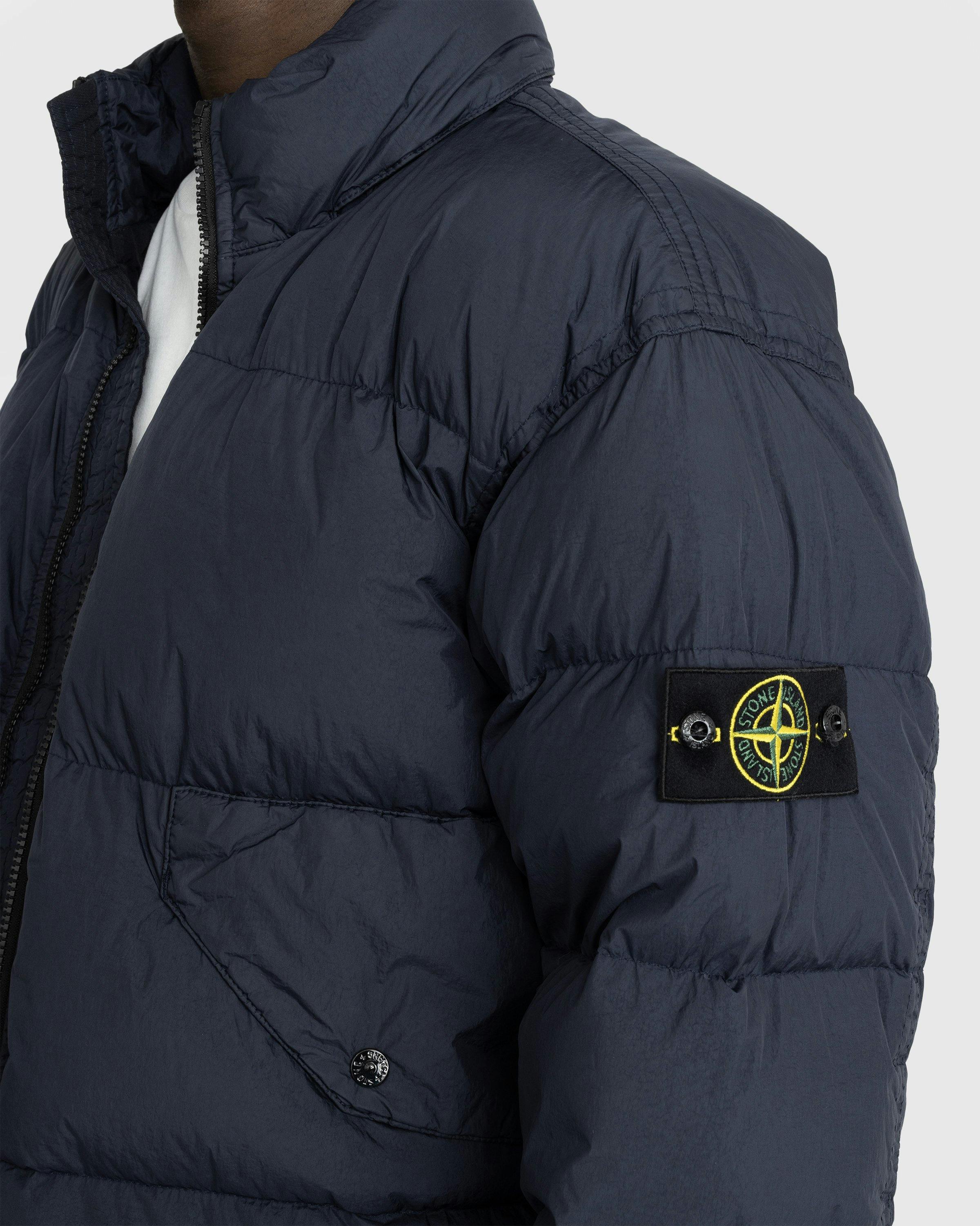 Stone Island - Garment-Dyed Recycled Nylon Down Jacket Navy Blue - Clothing - Blue - Image 4