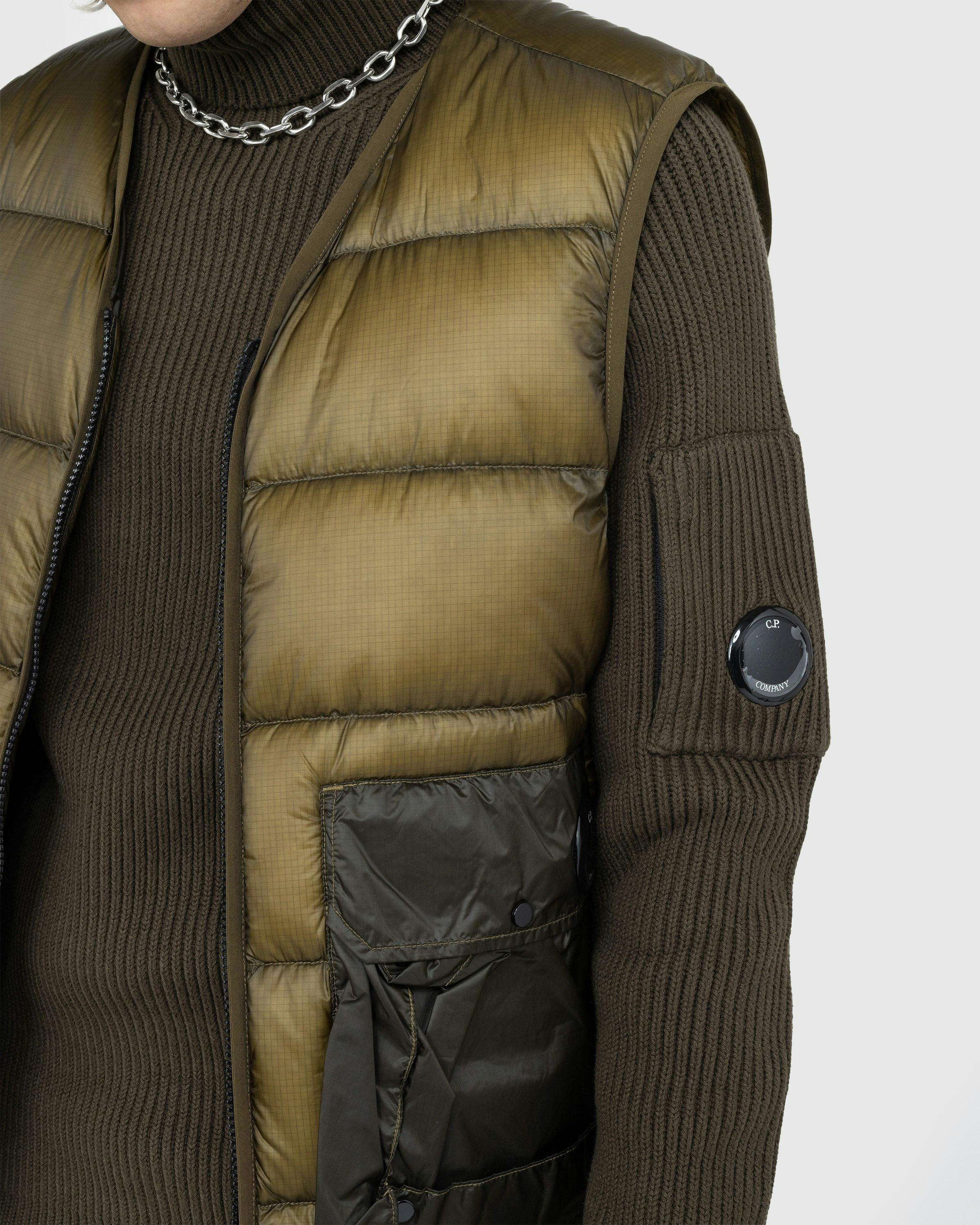 C.P. Company - Quilted Zip Vest Butternut - Clothing - Green - Image 5