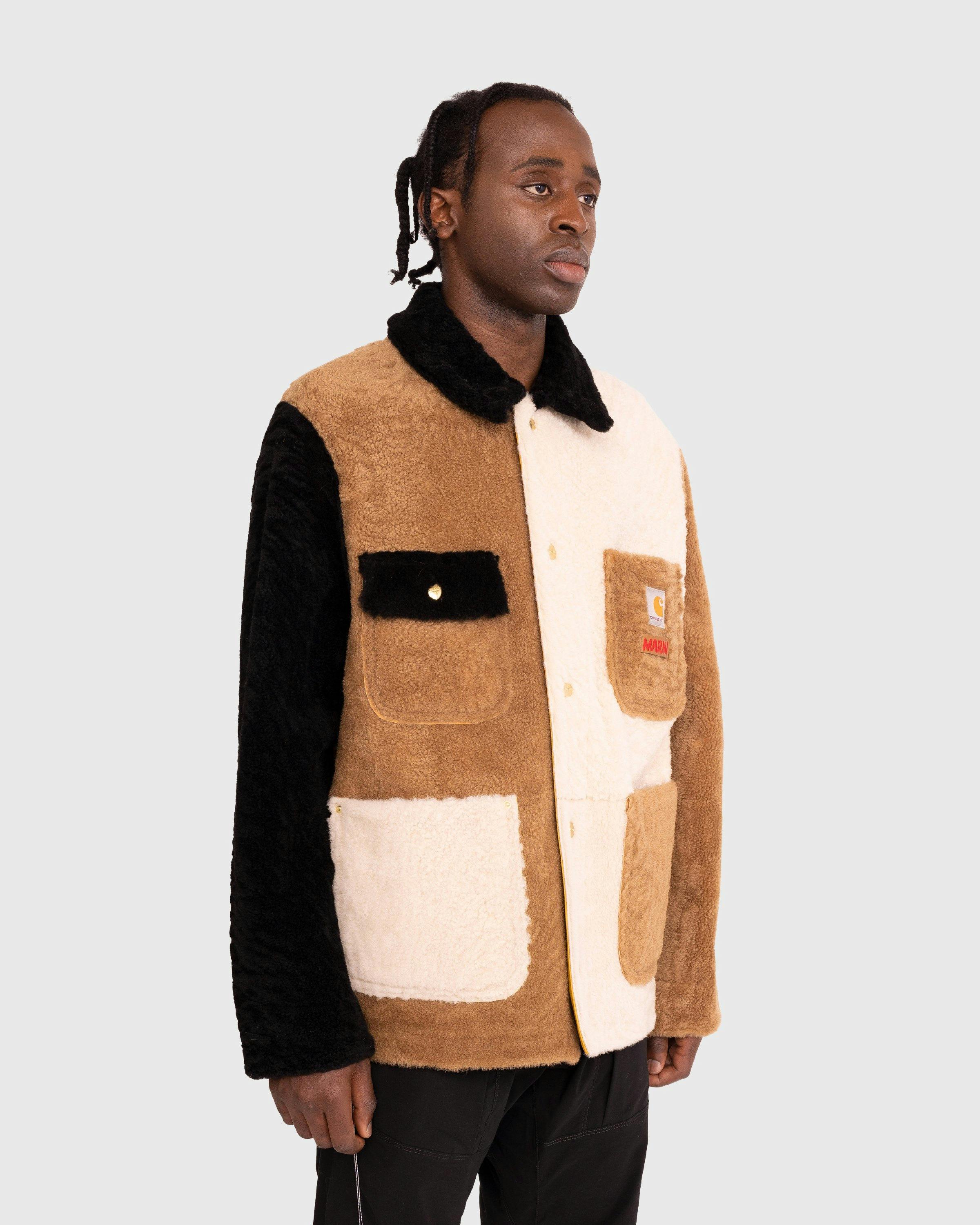 Marni x Carhartt WIP - Reversible Shearling Jacket Brown - Clothing - Brown - Image 4