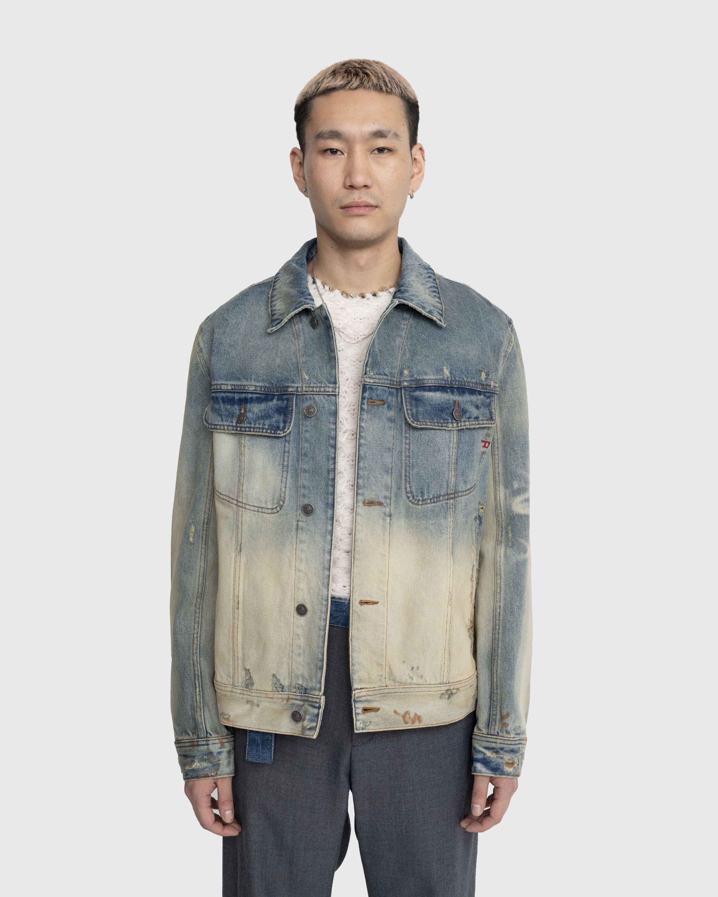 Diesel - D-Barcy Trucker Jacket Blue - Clothing - Blue - Image 2