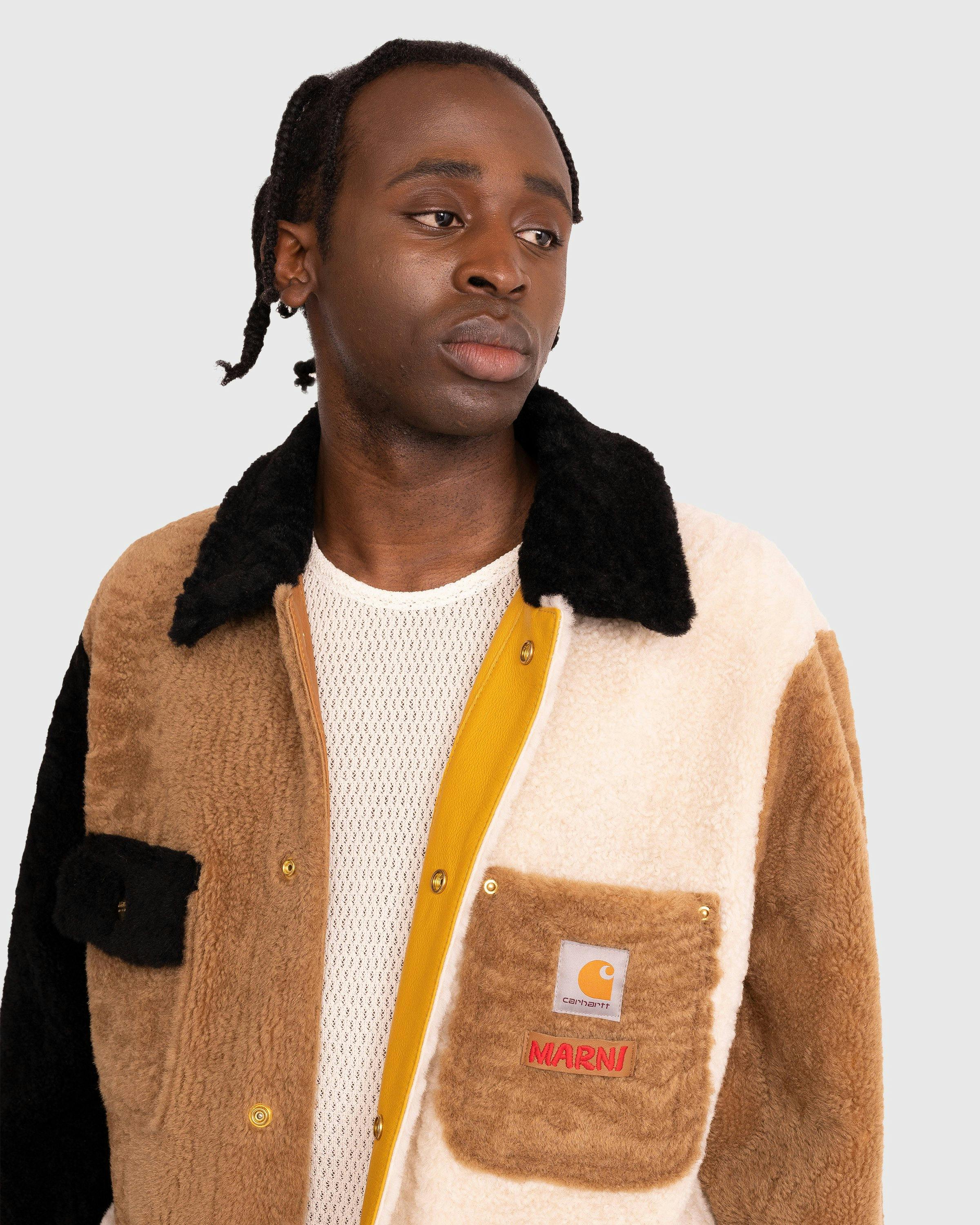 Marni x Carhartt WIP - Reversible Shearling Jacket Brown - Clothing - Brown - Image 6