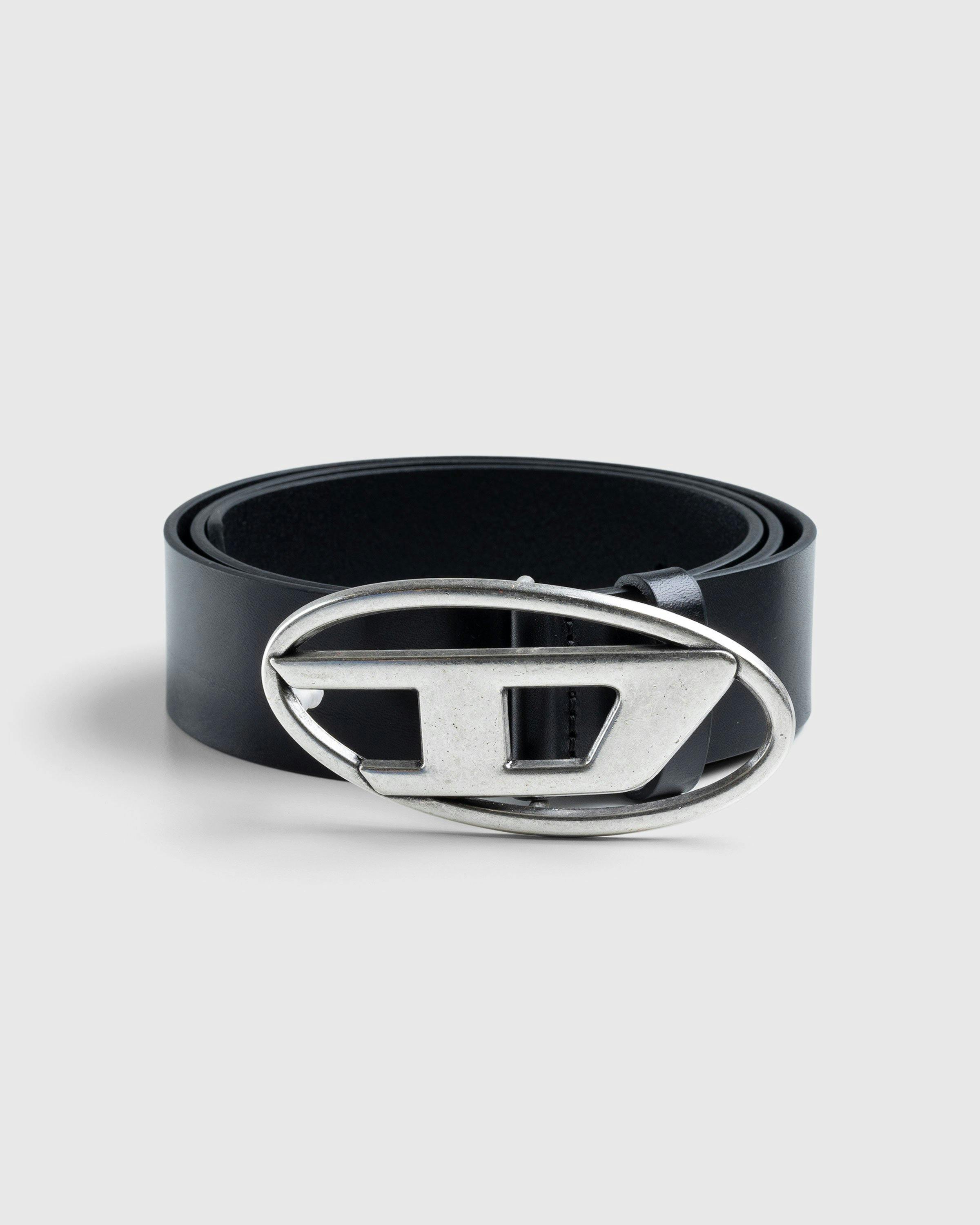 Diesel - B-1DR Logo Belt Black - Accessories - Black - Image 1