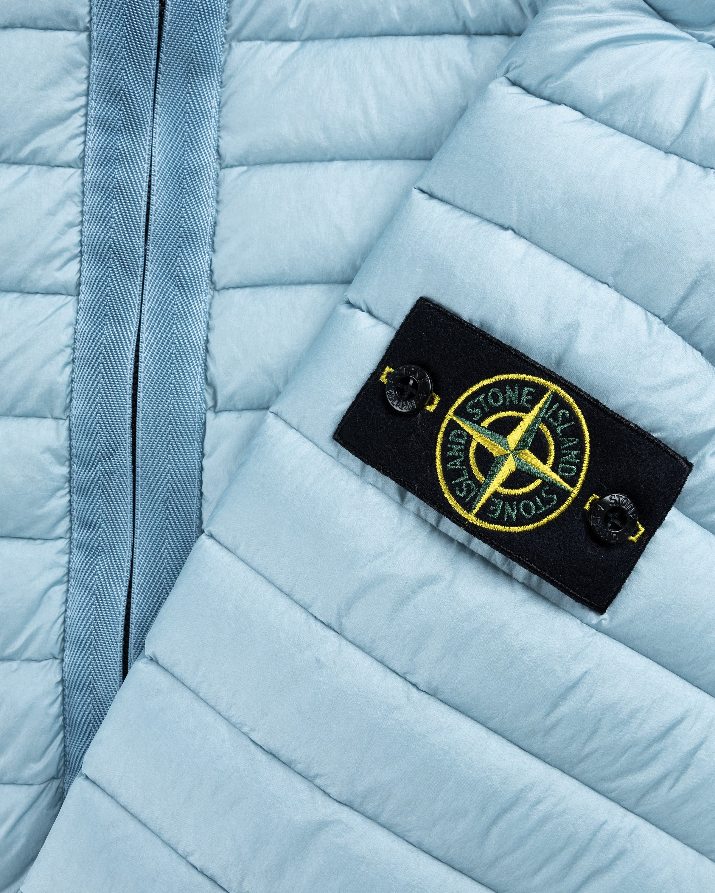 Stone Island - Packable Recycled Nylon Down Jacket Sky Blue - Clothing - Blue - Image 6