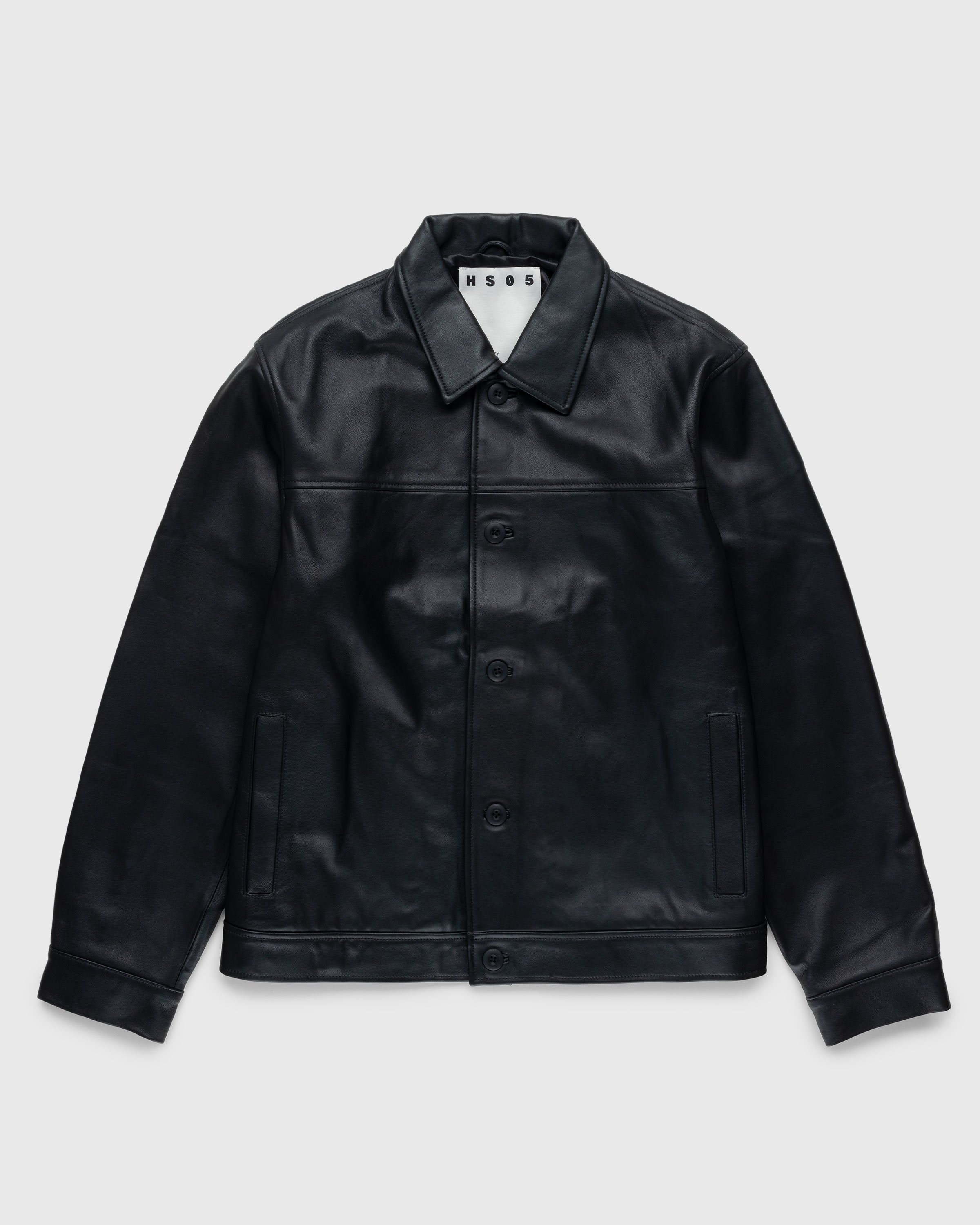 Highsnobiety HS05 - Leather Jacket Black - Clothing - Black - Image 1
